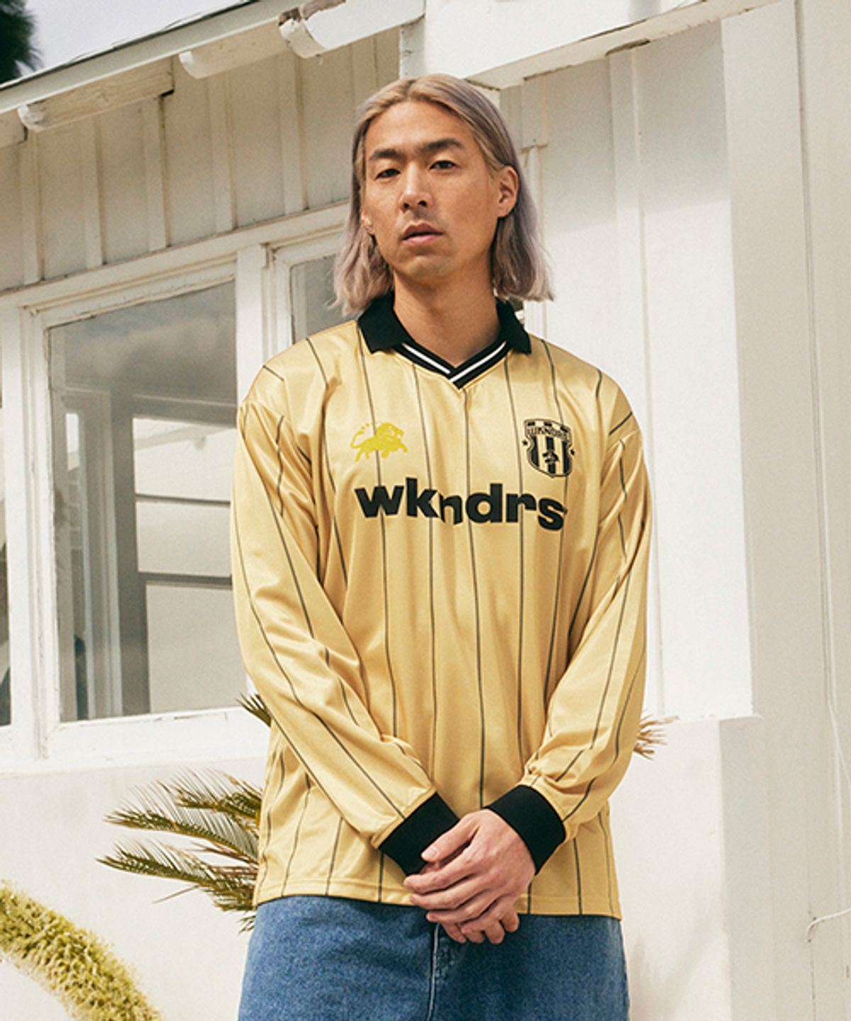 위캔더스(WKNDRS) KING SOCCER JERSEY (YELLOW)