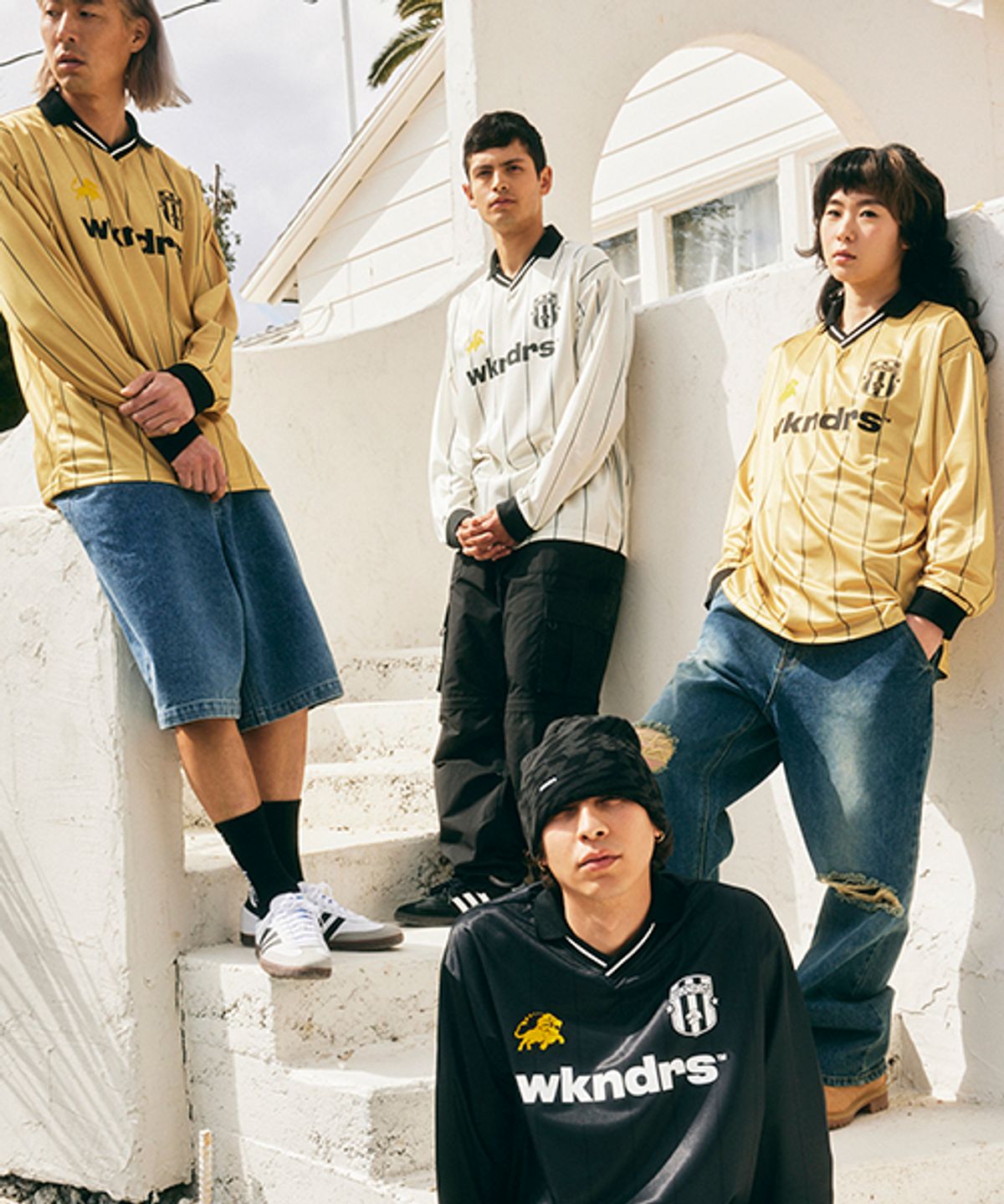 위캔더스(WKNDRS) KING SOCCER JERSEY (YELLOW)