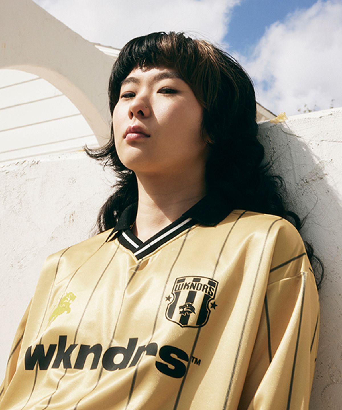 위캔더스(WKNDRS) KING SOCCER JERSEY (YELLOW)