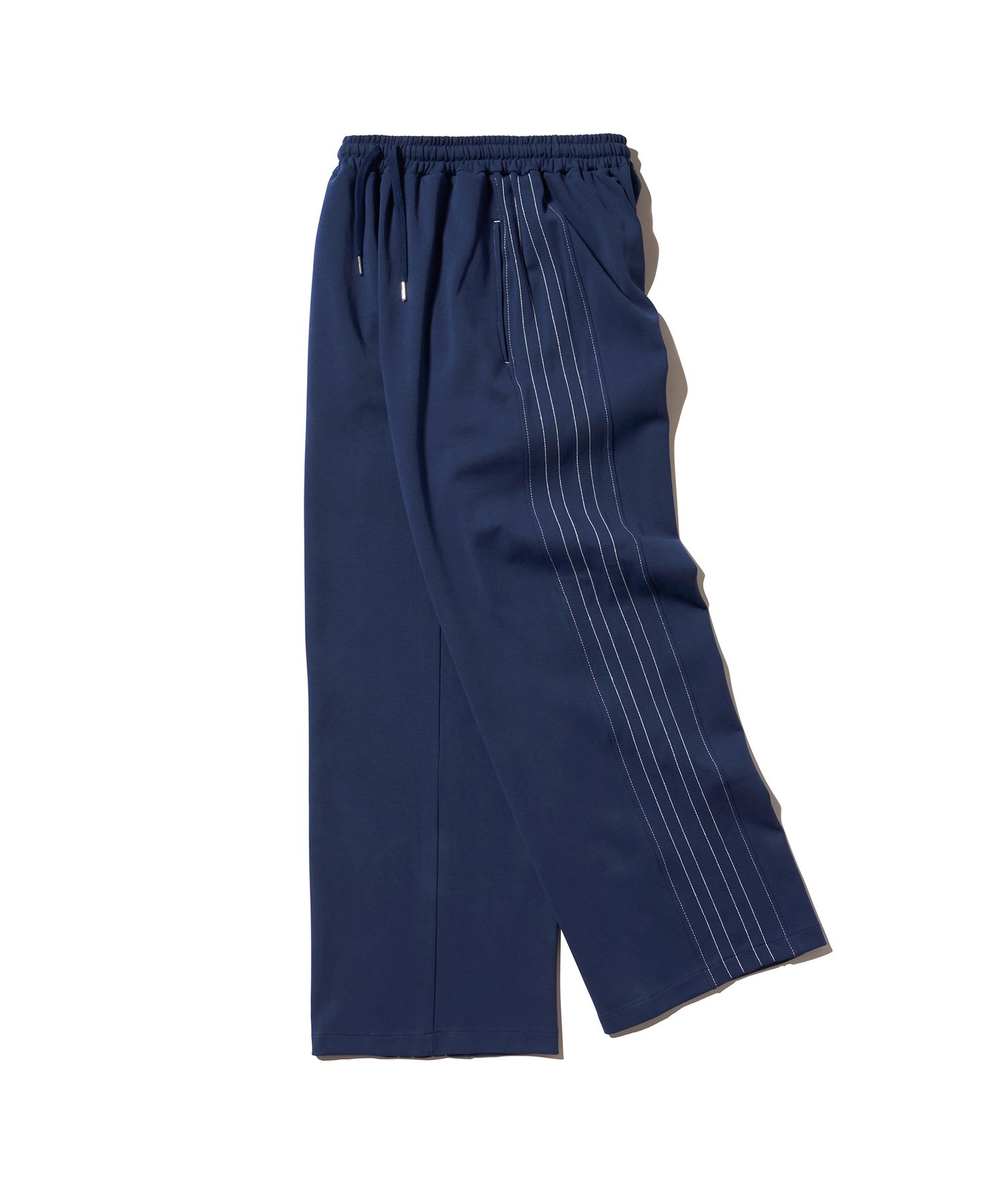 ★韓国の人気★【WOOALONG】★Stitch line string pant.s★ MUSINSA | WOOALONG Stitch line string pants - NAVY