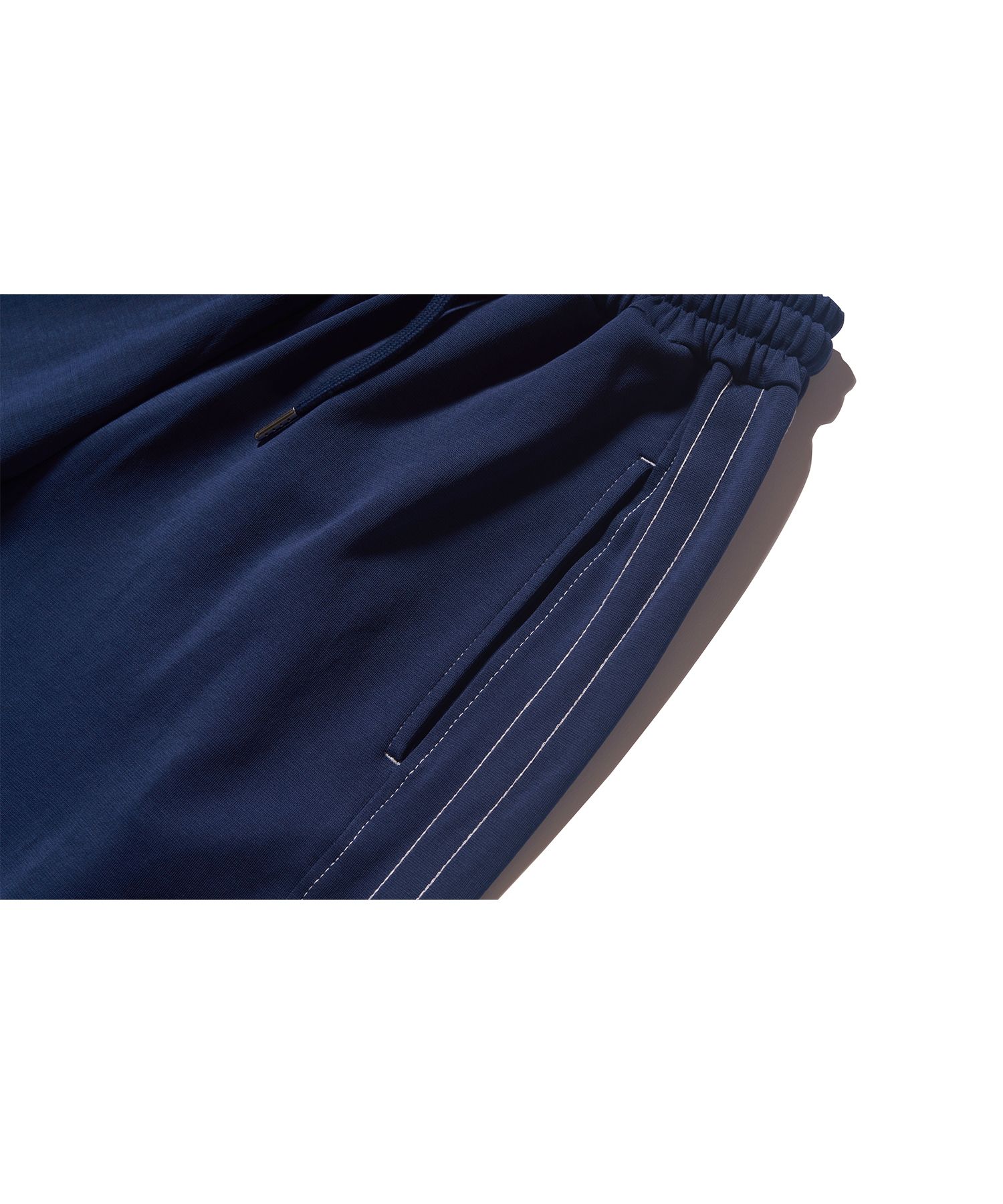 ★韓国の人気★【WOOALONG】★Stitch line string pant.s★ MUSINSA | WOOALONG Stitch line string pants - NAVY