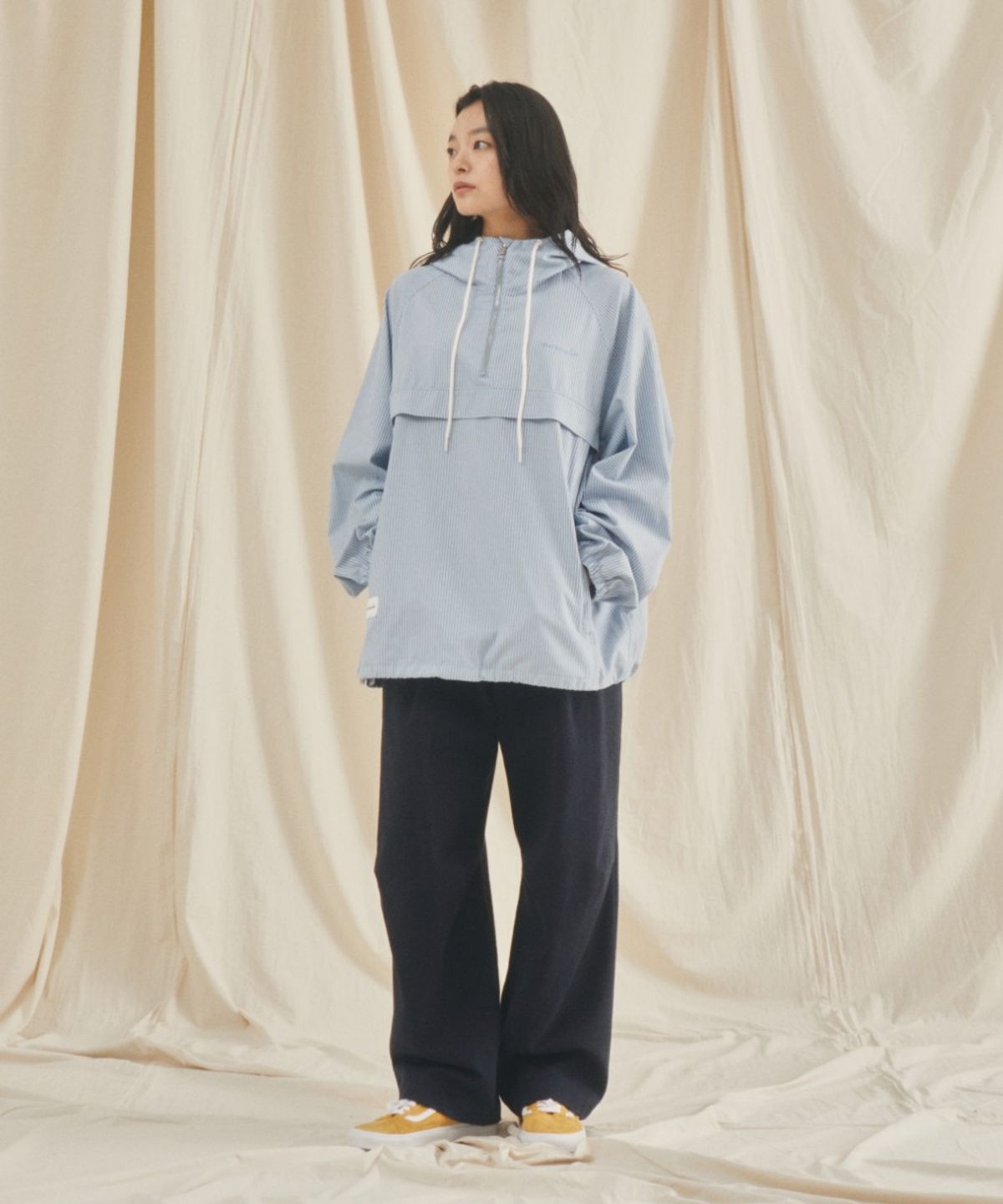 마크곤잘레스(MARK GONZALES) OVERSIZED HOODIE ANORAK - L/BLUE