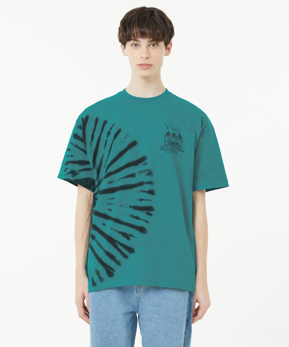 엘엠씨(LMC) THORNS TIE DYE LAMB TEE teal