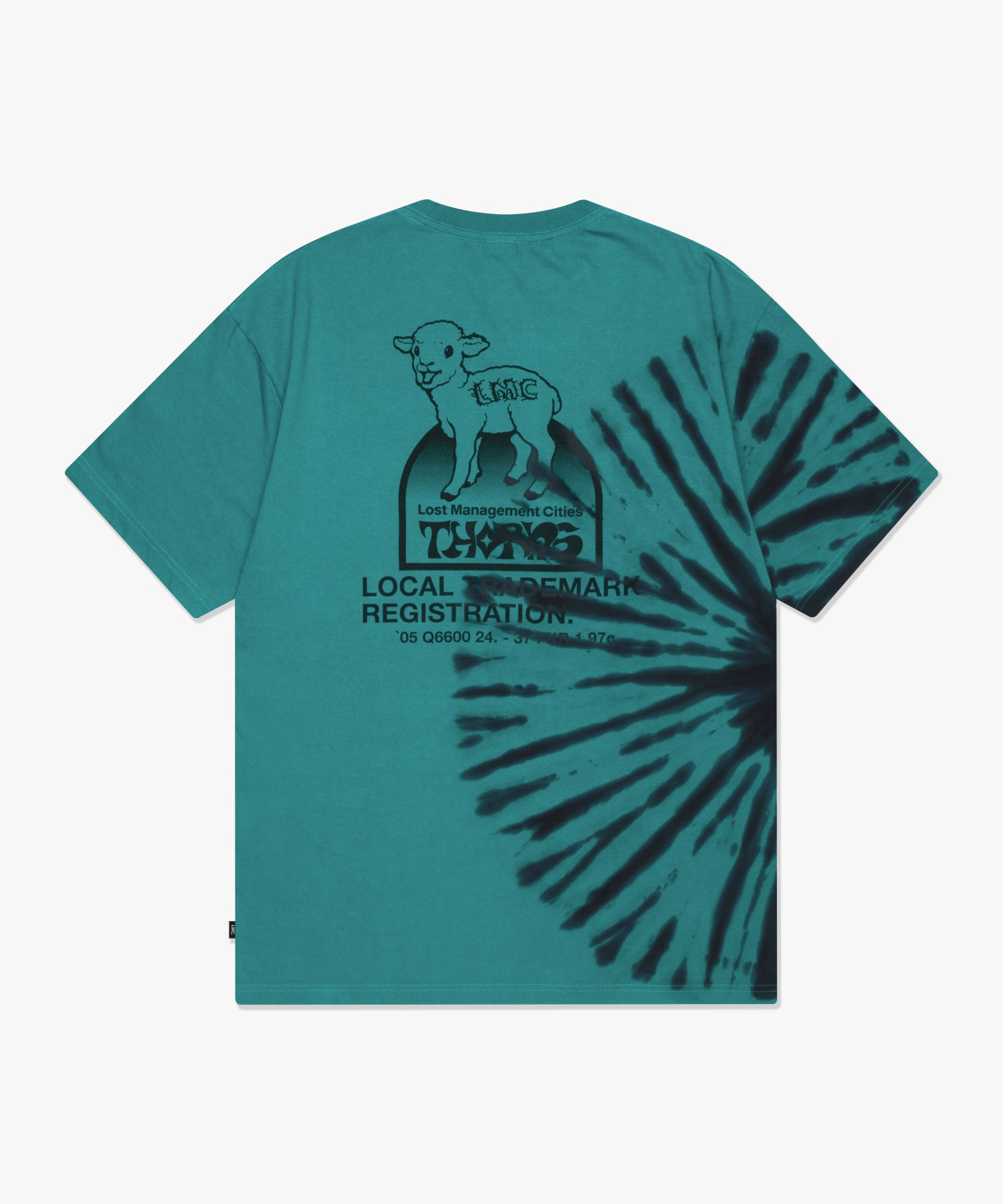 MUSINSA | LMC THORNS TIE DYE LAMB TEE teal