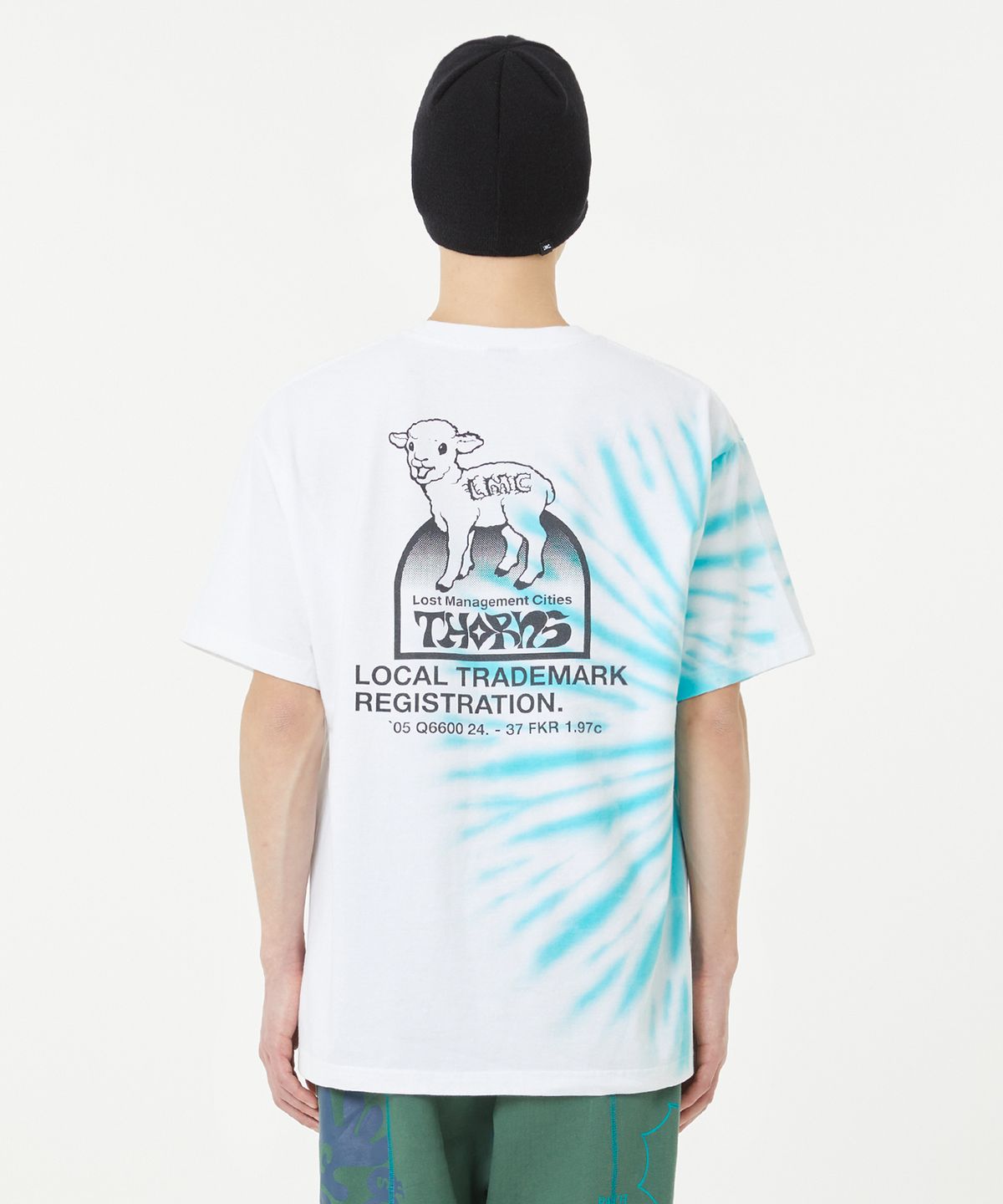 엘엠씨(LMC) THORNS TIE DYE LAMB TEE white
