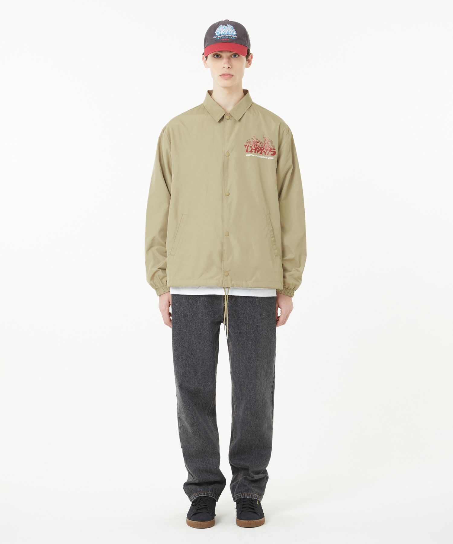 MUSINSA | LMC THORNS WIZARD COACH JACKET beige