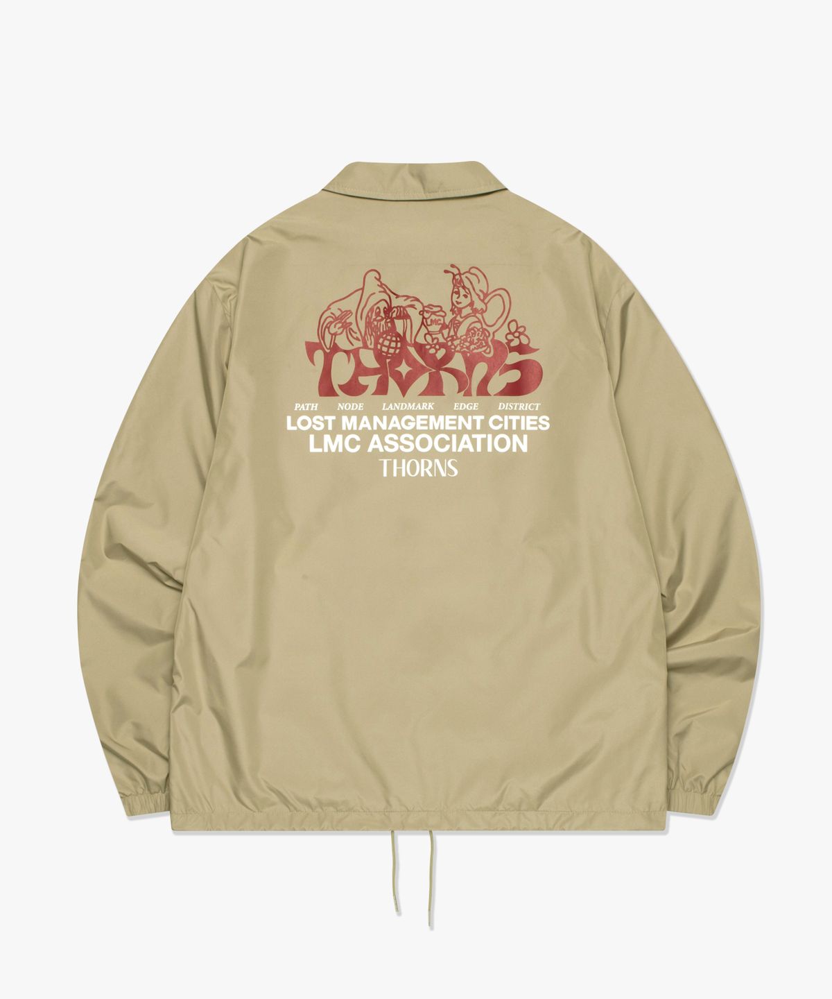 엘엠씨(LMC) THORNS WIZARD COACH JACKET beige