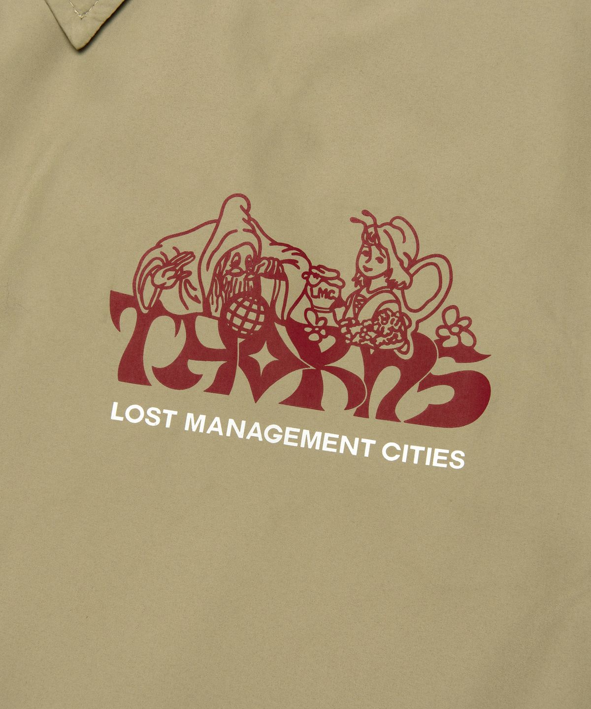 엘엠씨(LMC) THORNS WIZARD COACH JACKET beige