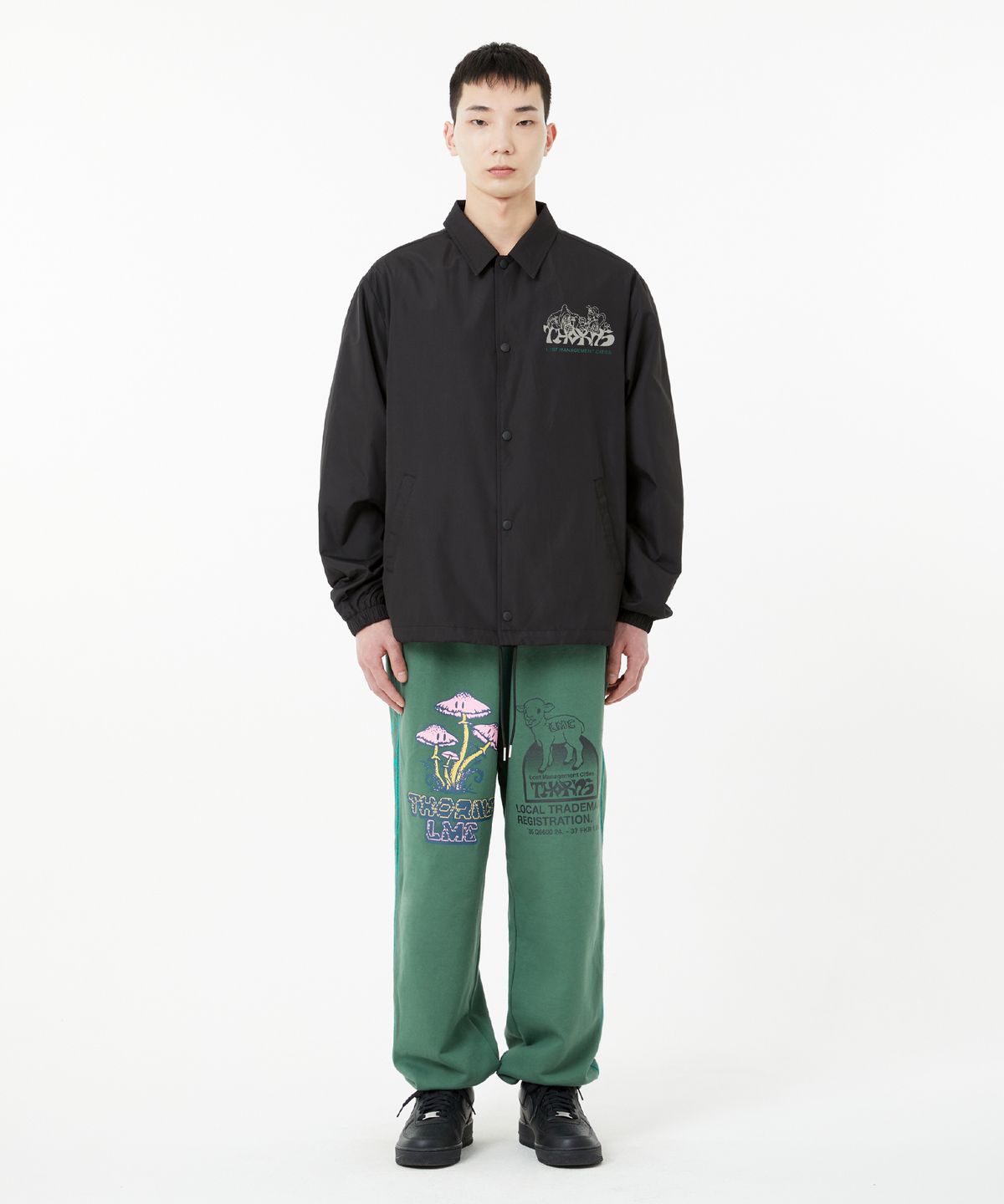 엘엠씨(LMC) THORNS WIZARD COACH JACKET black