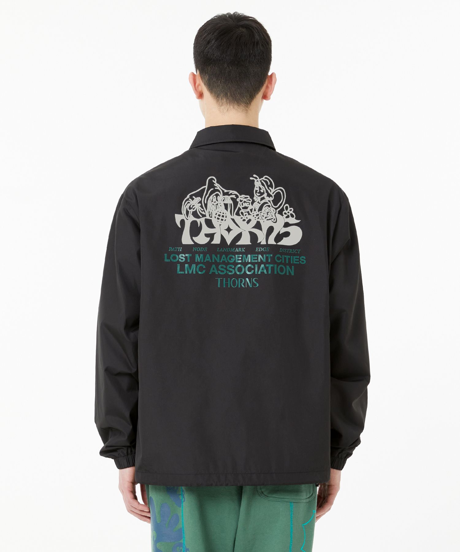 【LMC】 THORNS WIZARD COACH JACKET MUSINSA公式 | LMC THORNS WIZARD COACH JACKET black