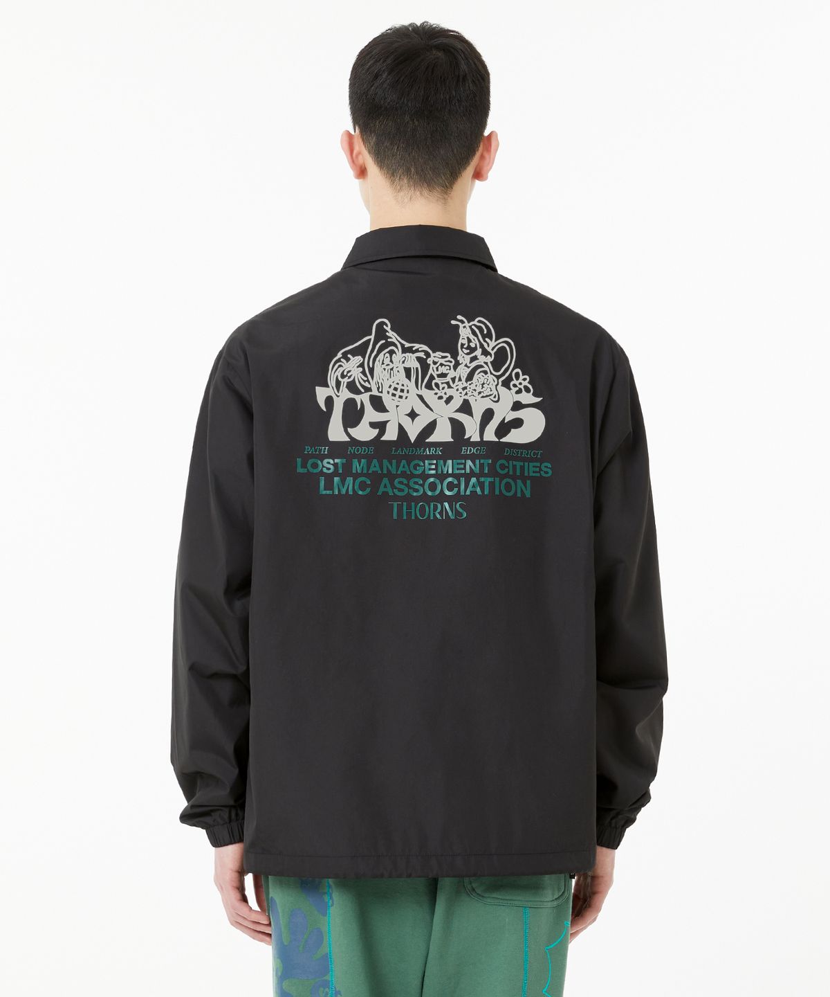 엘엠씨(LMC) THORNS WIZARD COACH JACKET black