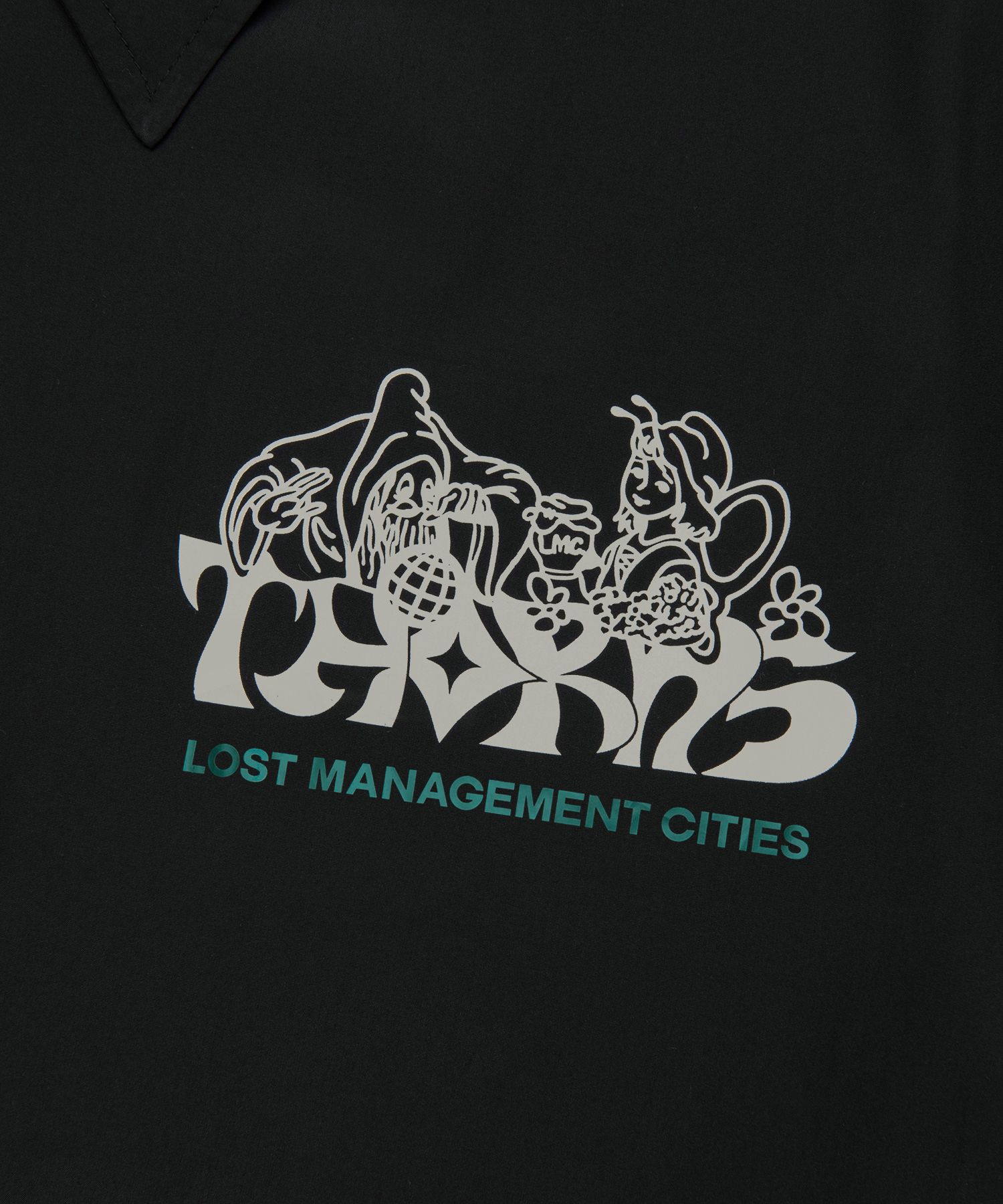 MUSINSA公式 | LMC THORNS WIZARD COACH JACKET black