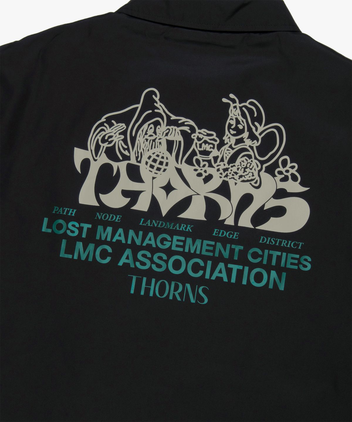 엘엠씨(LMC) THORNS WIZARD COACH JACKET black