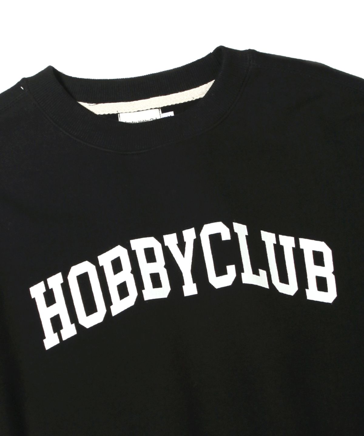 선데이하비클럽(SUNDAY HOBBY CLUB) HC 아치 로고 스웨트셔츠-블랙