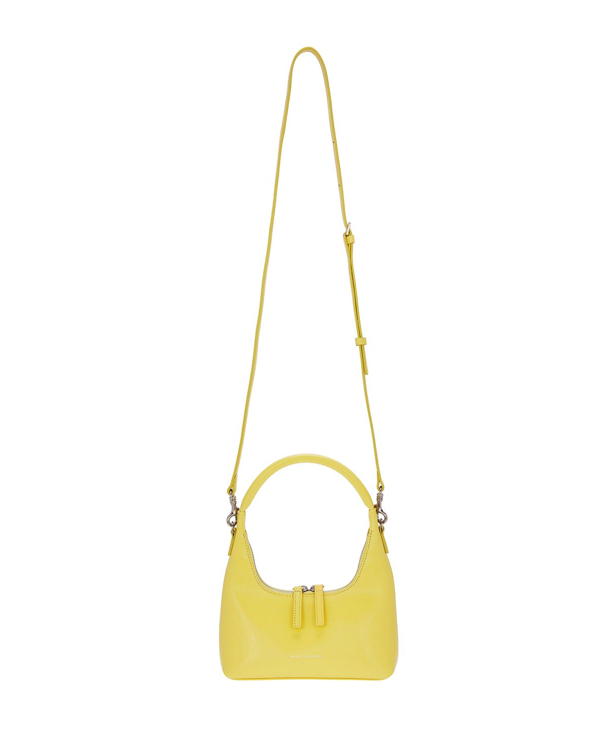 마지셔우드(MARGESHERWOOD) HOBO MINI + STRAP - lemon crinkle