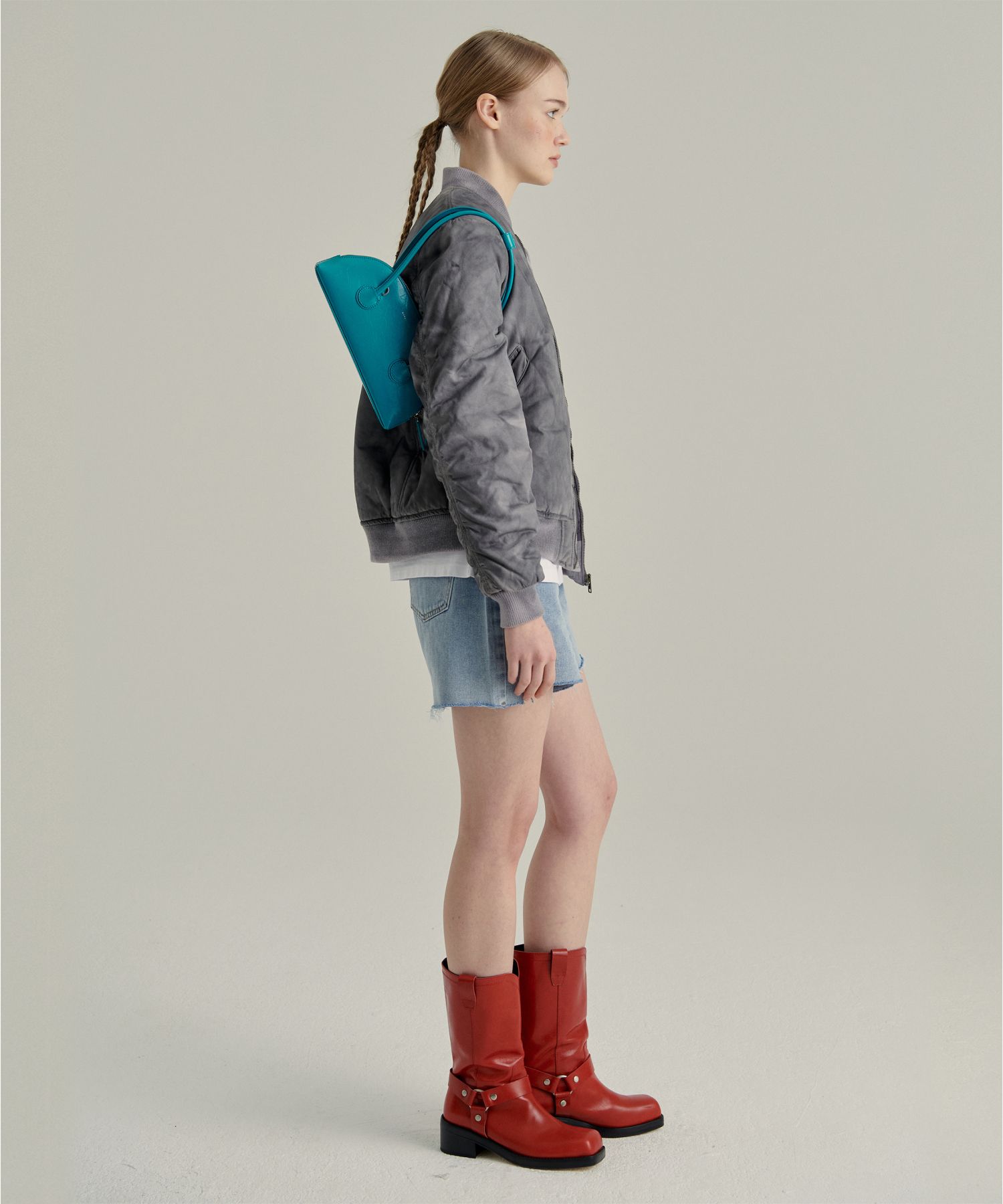 ☆MARGE SHERWOOD☆ BESSETTE SHOULDER STRAP peacock green c MUSINSA | MARGESHERWOOD BESSETTE SHOULDER + STRAP - peacock