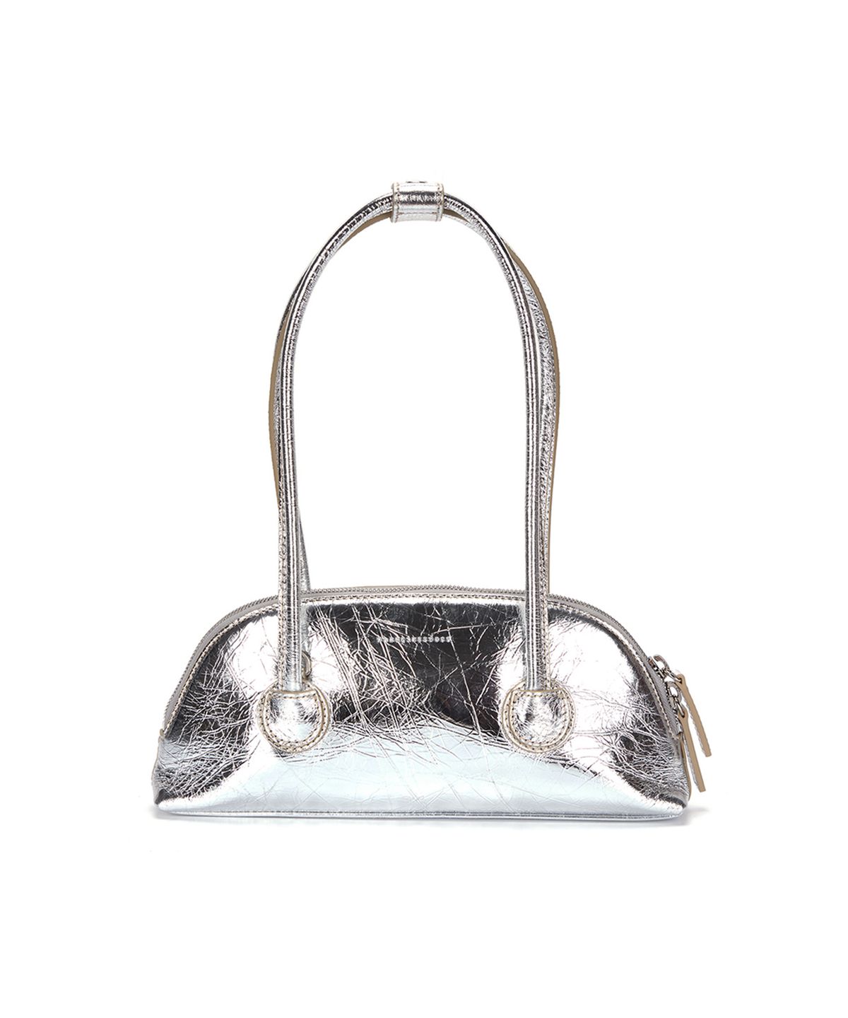 마지셔우드(MARGESHERWOOD) BESSETTE SHOULDER + STRAP - silver crinkle