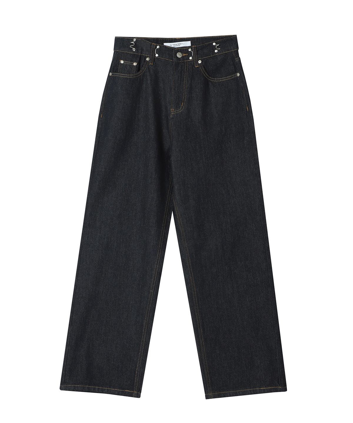 어반드레스(AVANDRESS) BUCKLE WIDE DENIM PANTS INDIGO