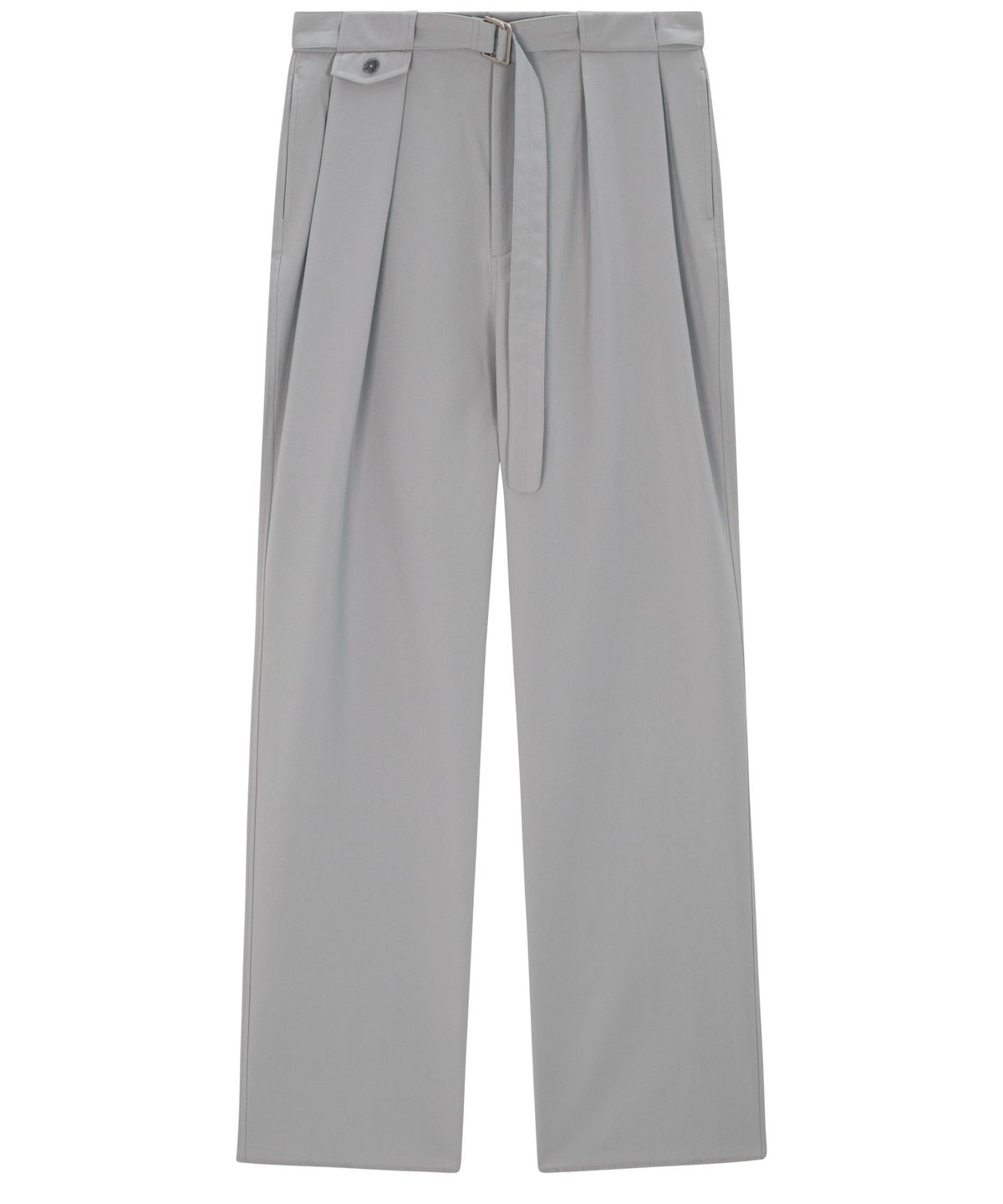 이지오(EZIO) Belted Pocket Wide Pants - Grey