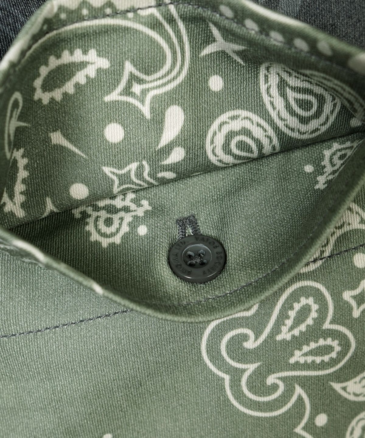 스티그마(STIGMA) 23 PAISLEY WASHED TWILL JACKET KHAKI/BLACK