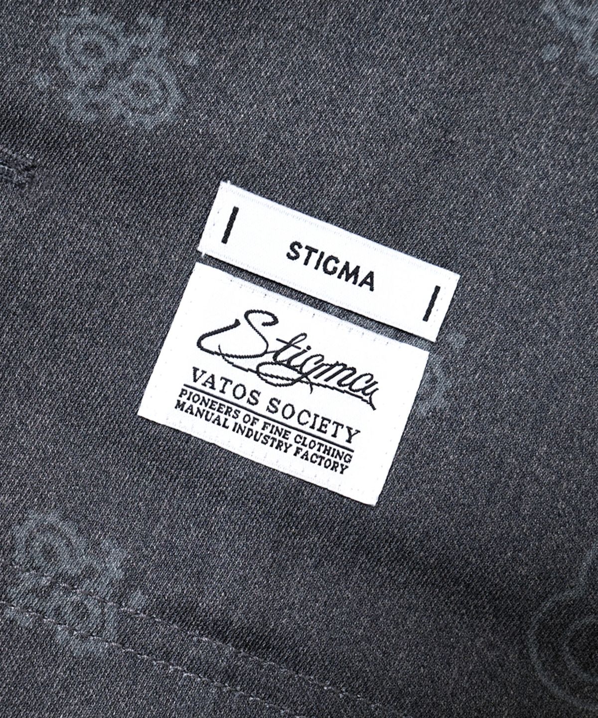 스티그마(STIGMA) 23 PAISLEY WASHED TWILL JACKET KHAKI/BLACK