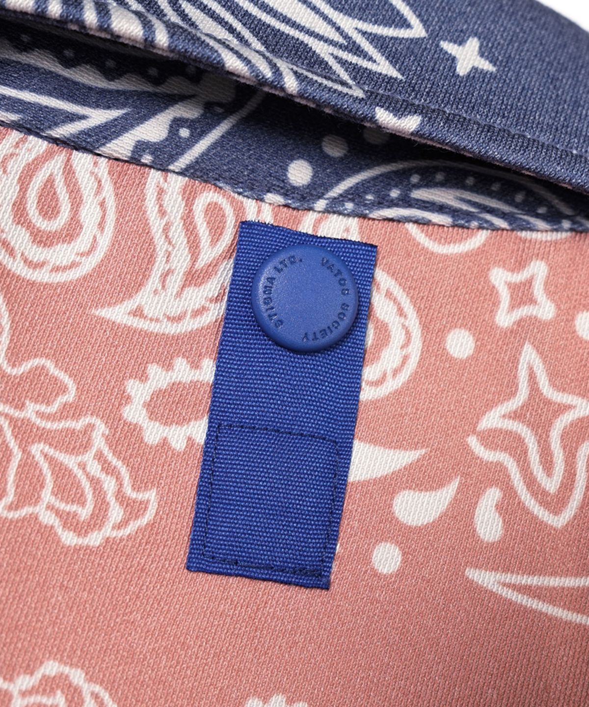 스티그마(STIGMA) 23 PAISLEY WASHED TWILL JACKET ORANGE/NAVY