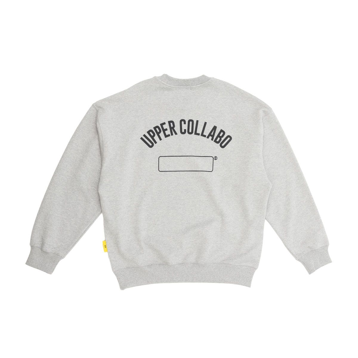 어퍼콜라보(UPPERCOLLABO) 블랭크 스웨트 셔츠 그레이