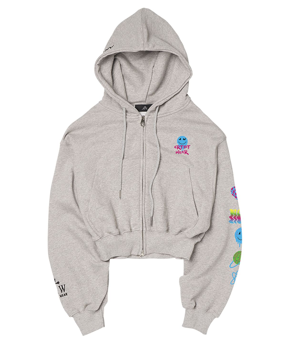 아티스트웨어(ARTISTWEAR) [ATW] 사이키델릭 크롭후드집업
