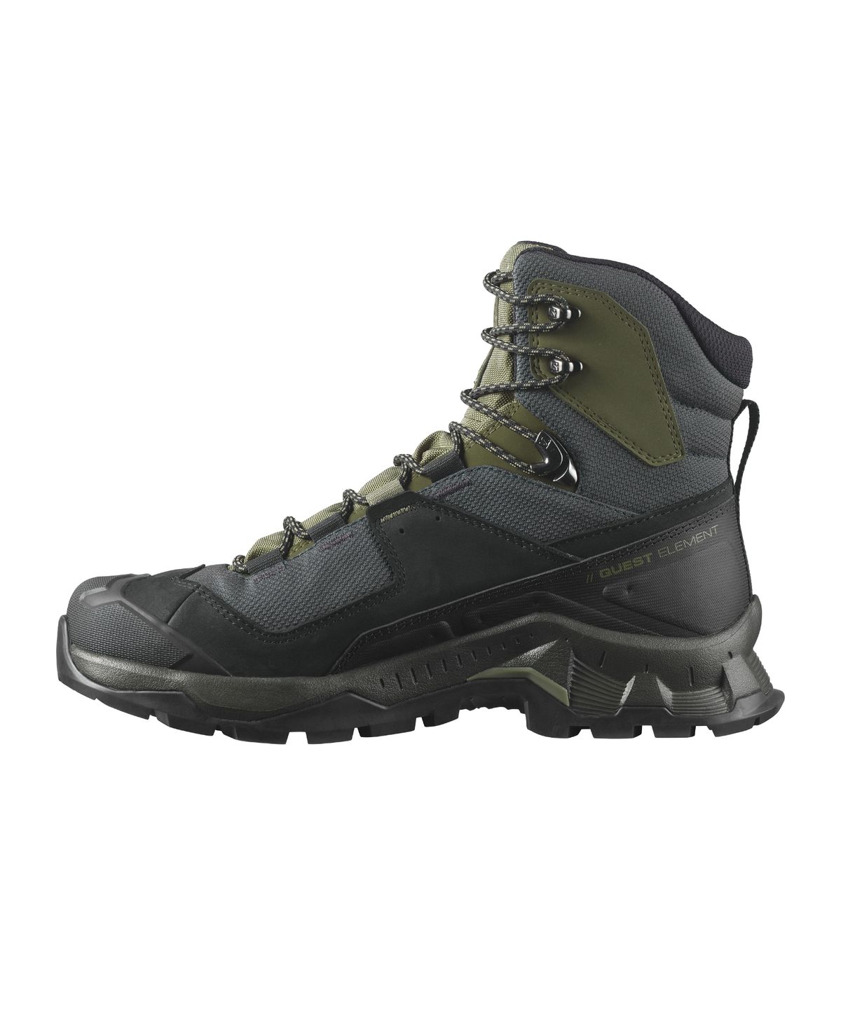 살로몬(SALOMON) 퀘스트 엘리먼트 GTX - 블랙:딥 리첸 그린:올리브 나이트 / L41457100