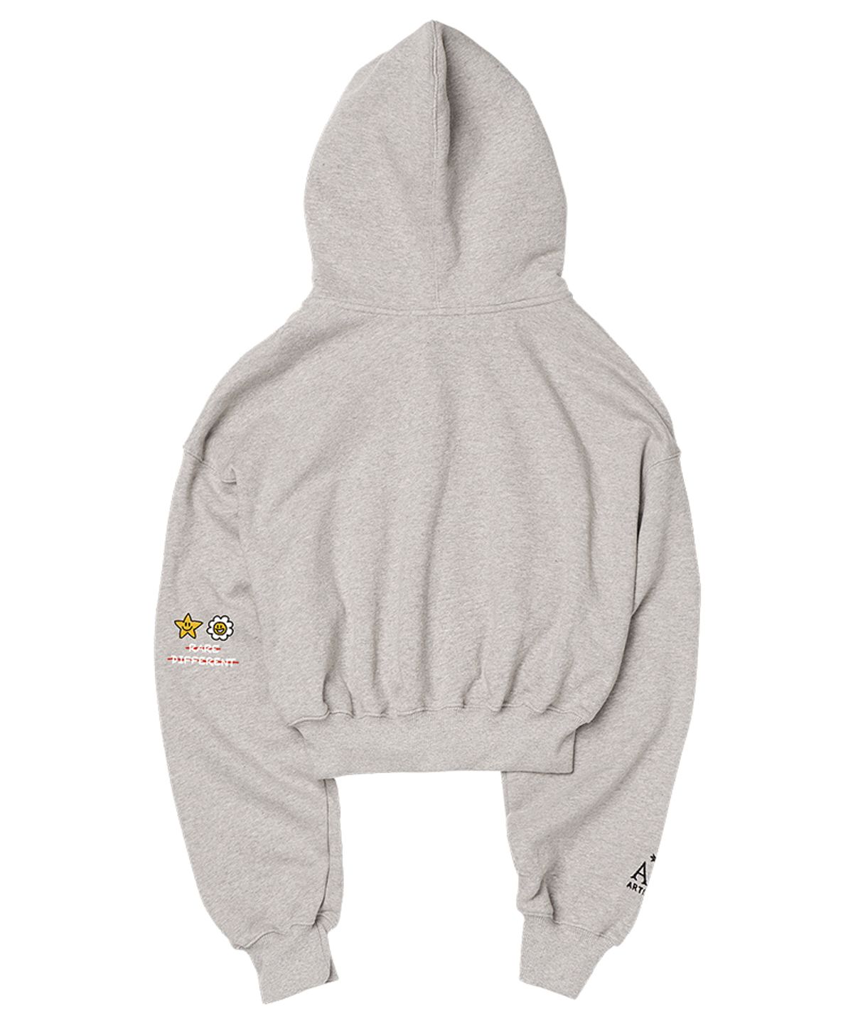 아티스트웨어(ARTISTWEAR) [ATW X 아트랩차차] 감성타투 크롭후드집업