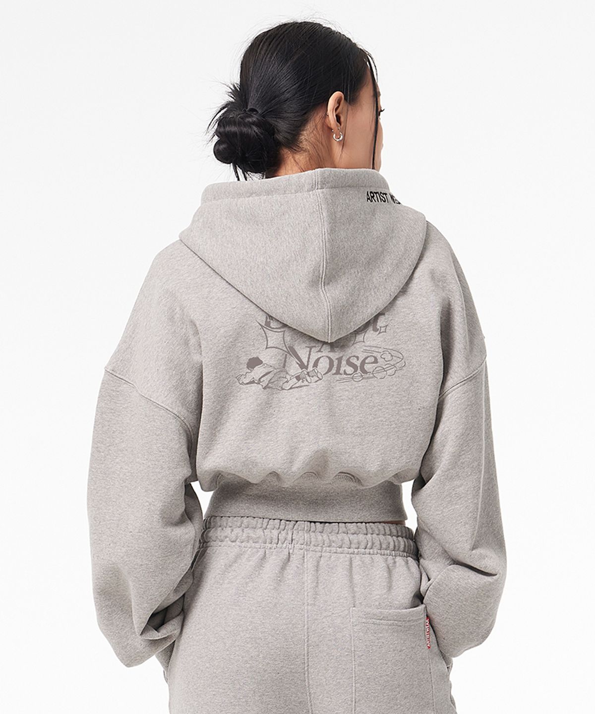 아티스트웨어(ARTISTWEAR) [ATW] 해프닝 크롭후드집업