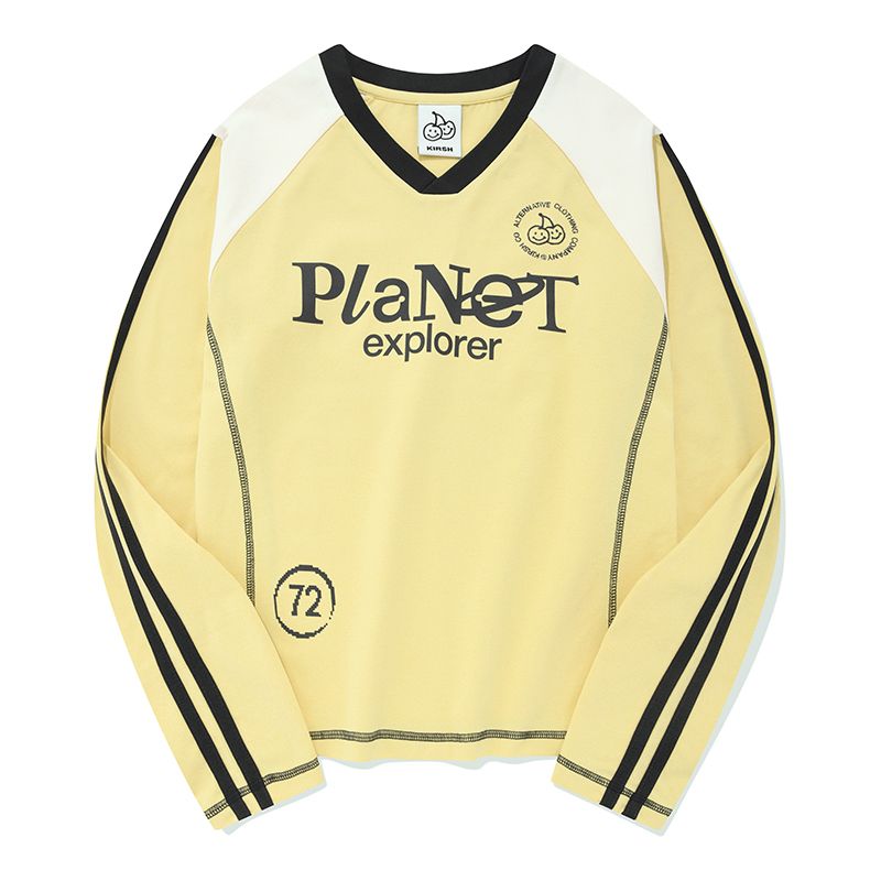 MUSINSA | KIRSH Doodle Cherry Sports Jersey Long Sleeve T