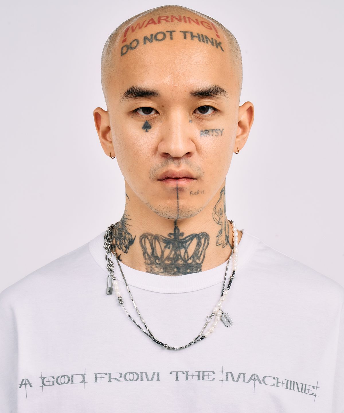 아조바이아조(AJOBYAJO) [PBA] White Pearl Necklace [SILVER]