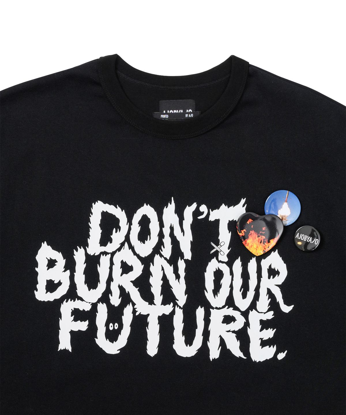 아조바이아조(AJOBYAJO) [PBA] DBOF Logo T-Shirt [BLACK]
