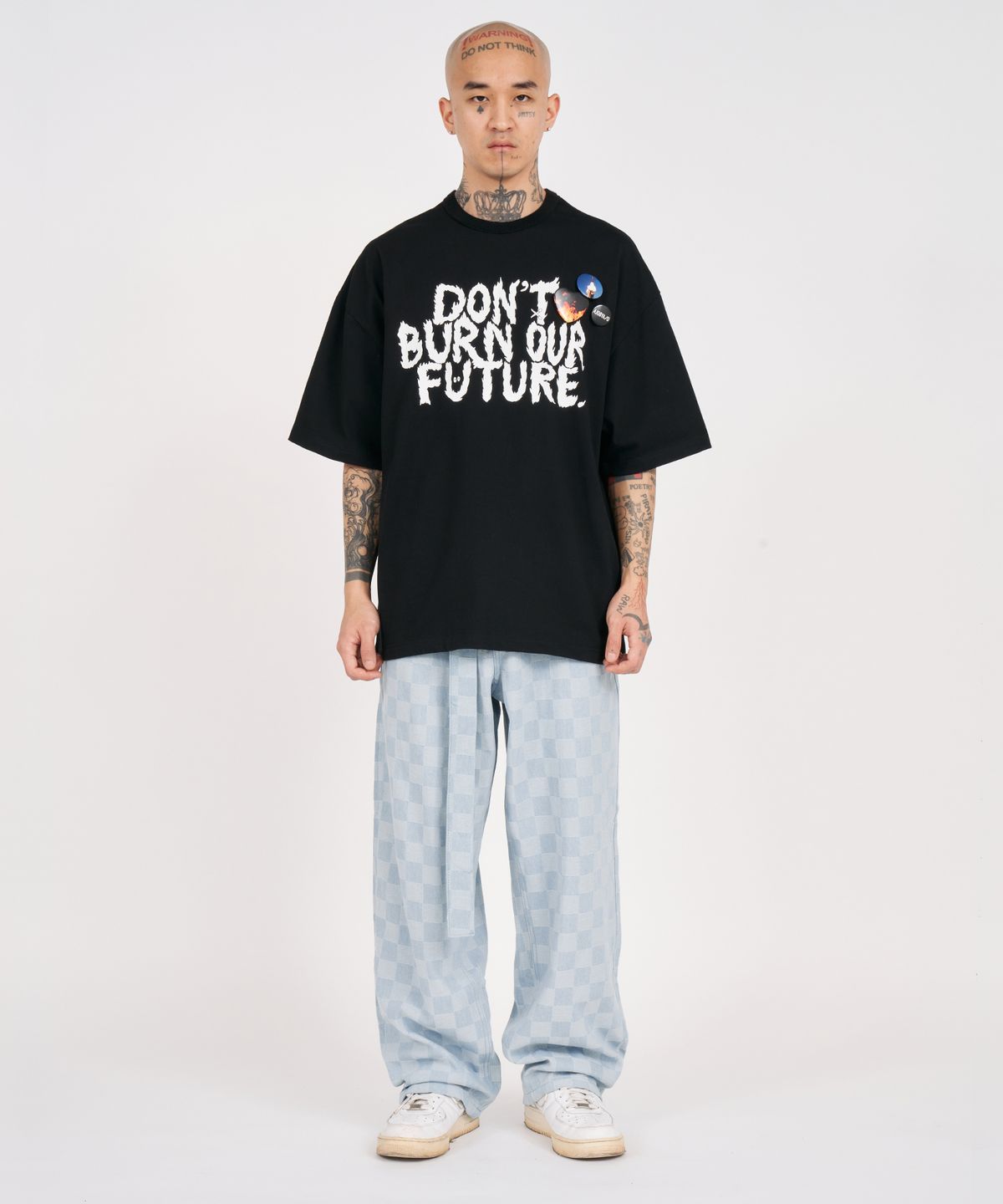 아조바이아조(AJOBYAJO) [PBA] DBOF Logo T-Shirt [BLACK]