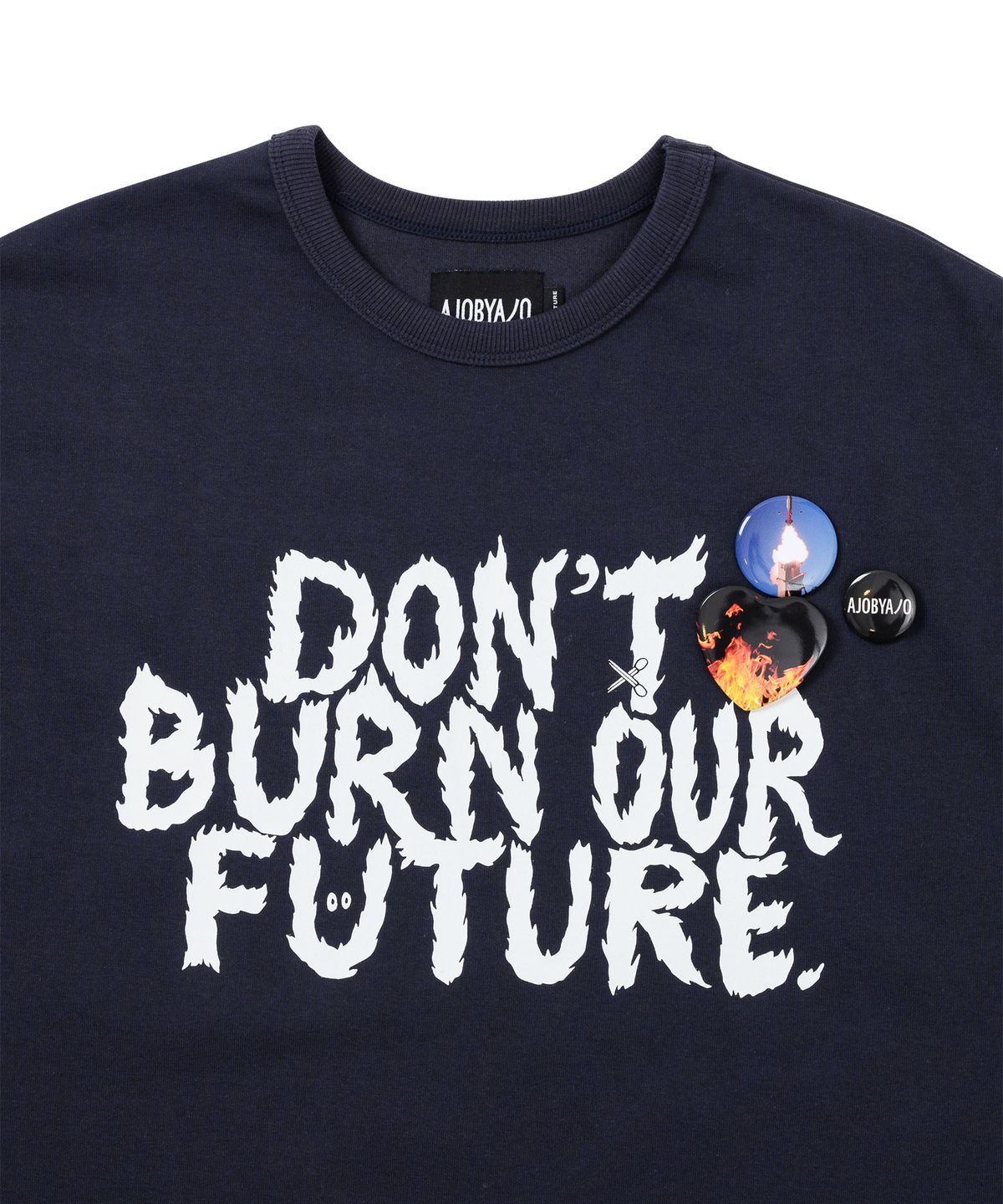 아조바이아조(AJOBYAJO) [PBA] DBOF Logo T-Shirt [DARK NAVY]
