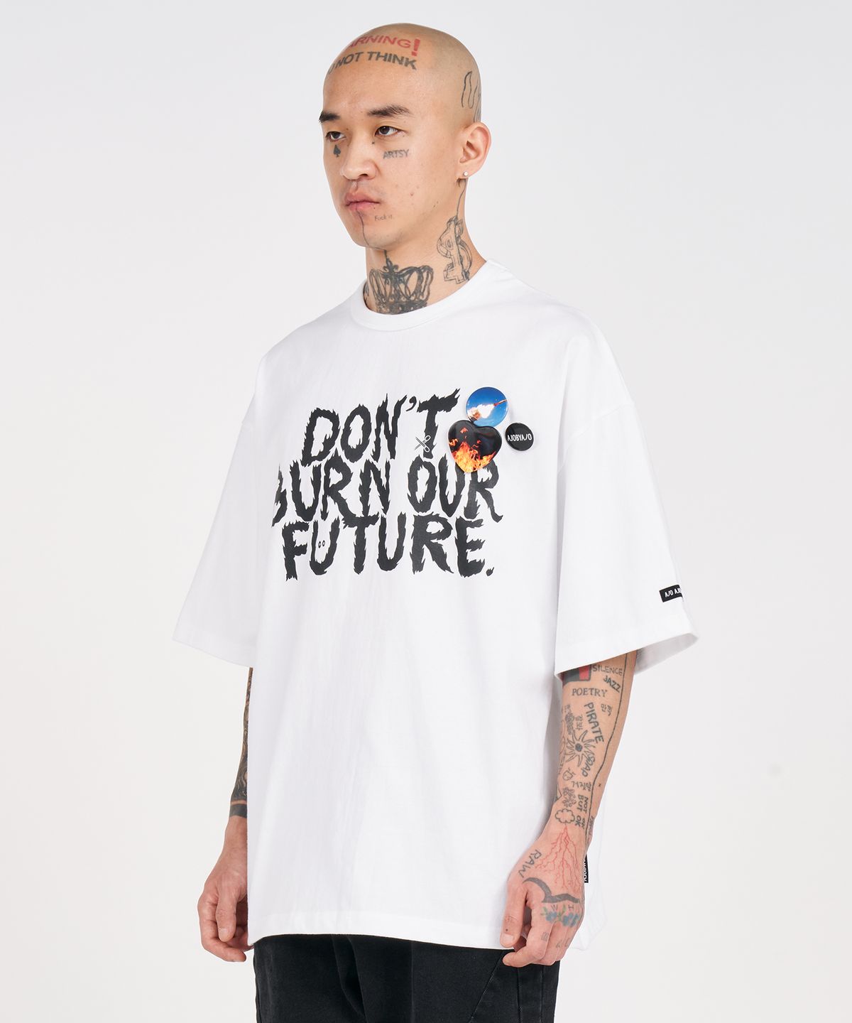 아조바이아조(AJOBYAJO) [PBA] DBOF Logo T-Shirt [WHITE]