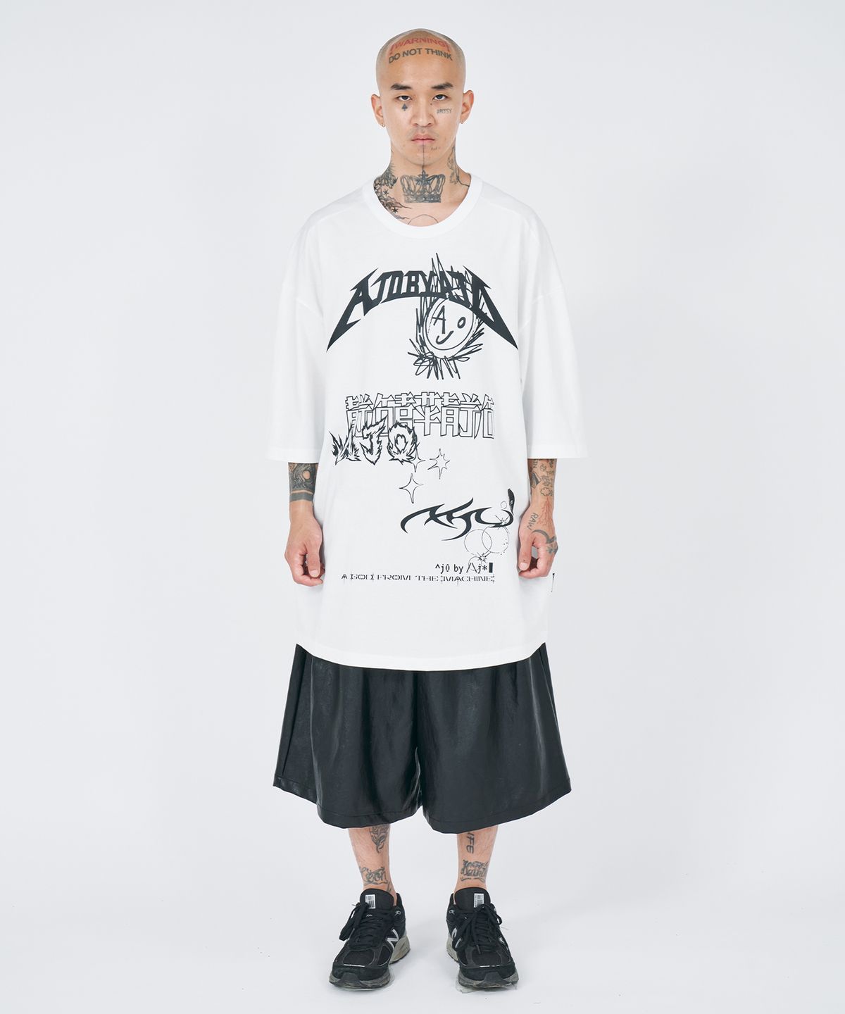 아조바이아조(AJOBYAJO) [PBA] AJO Collage T-Shirt [WHITE]
