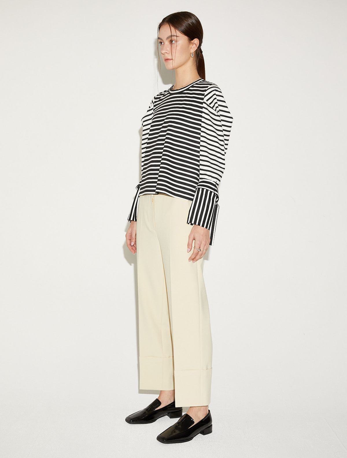 르이엘(LE YIEL) Straight Cuffs Pants_Butter Yellow 스트레이트 커프스 팬츠_버터 옐로우