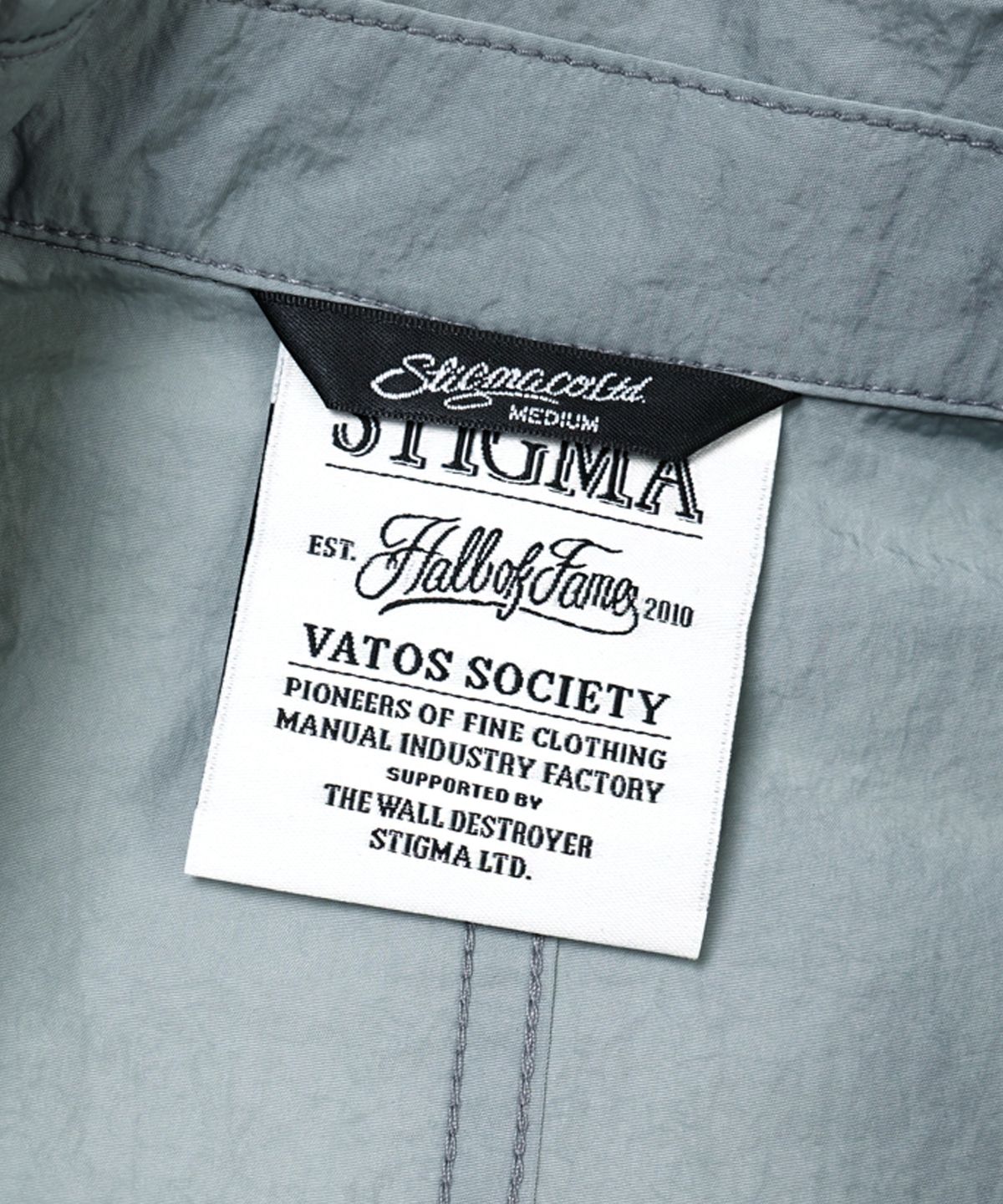 스티그마(STIGMA) 23 STITCHED WINDBREAKER GREY