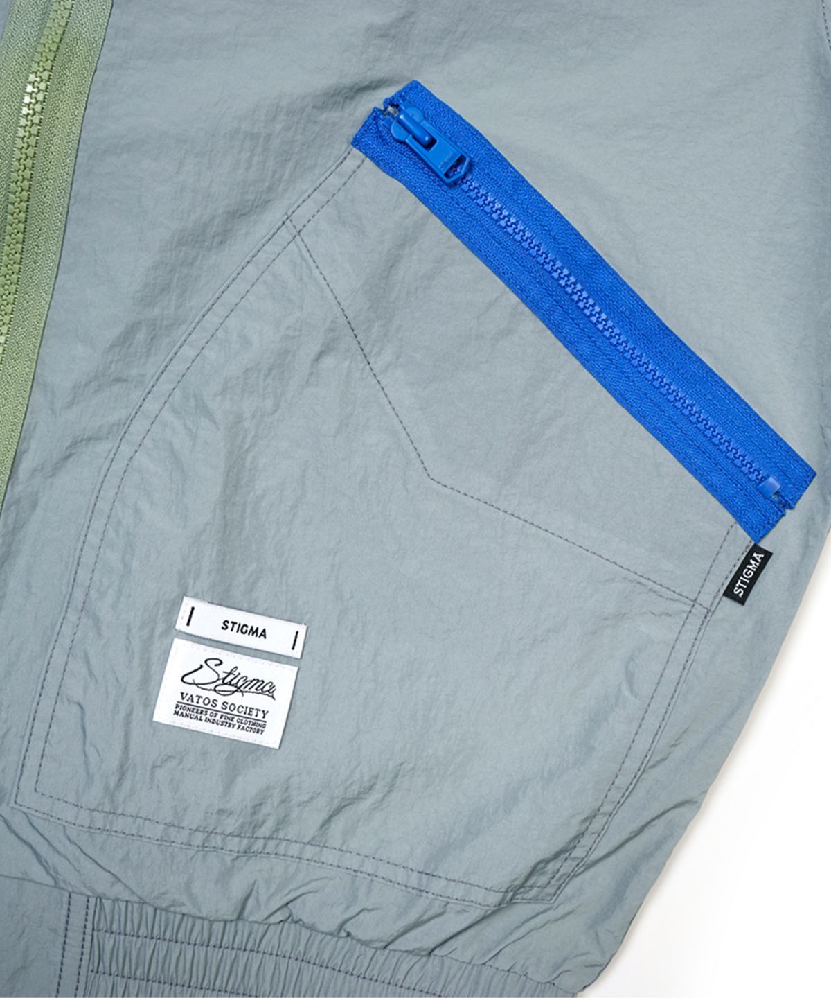 스티그마(STIGMA) 23 STITCHED WINDBREAKER GREY