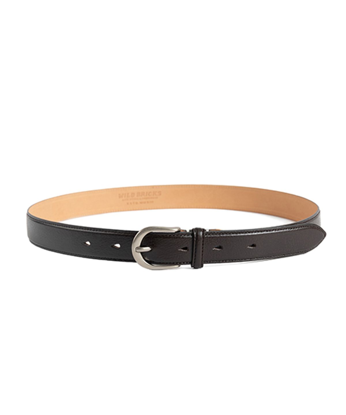 와일드 브릭스(WILD BRICKS) GR LEATHER DRESS BELT (dark brown)