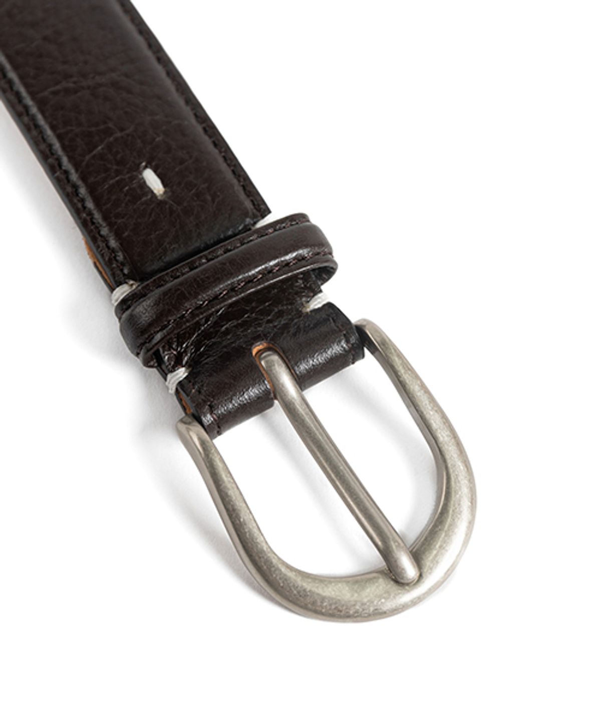 와일드 브릭스(WILD BRICKS) GR LEATHER DRESS BELT (dark brown)