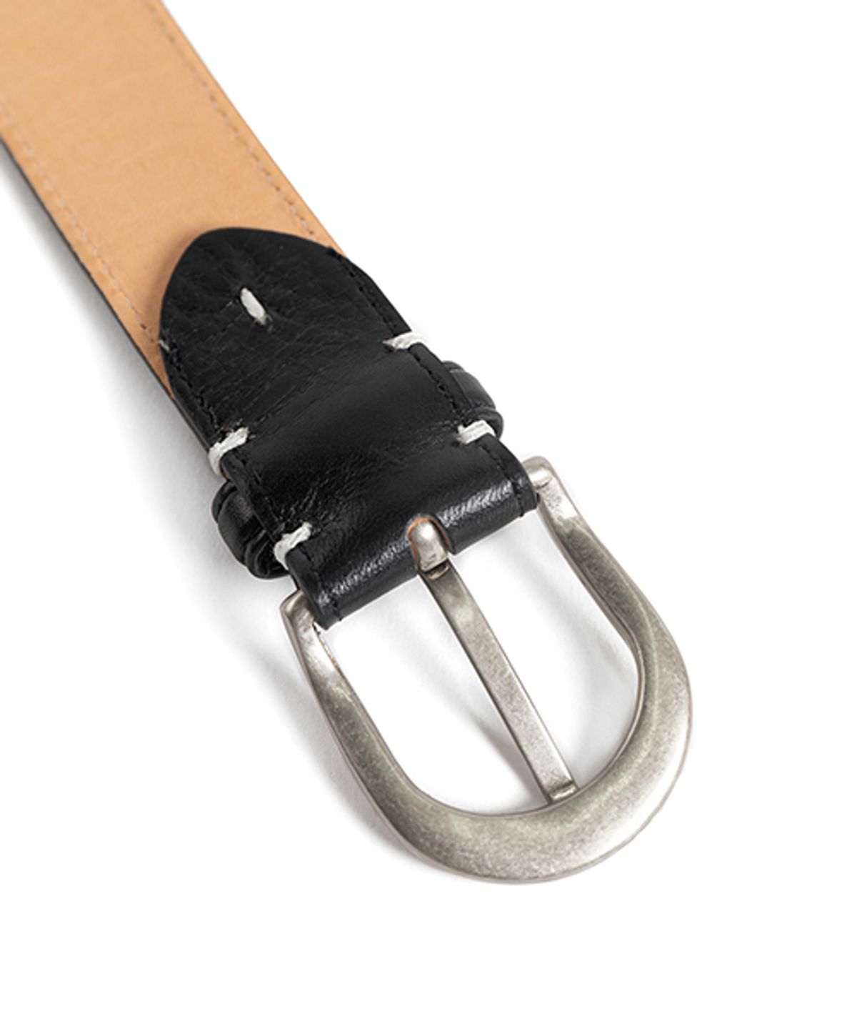 와일드 브릭스(WILD BRICKS) GR LEATHER DRESS BELT (black)