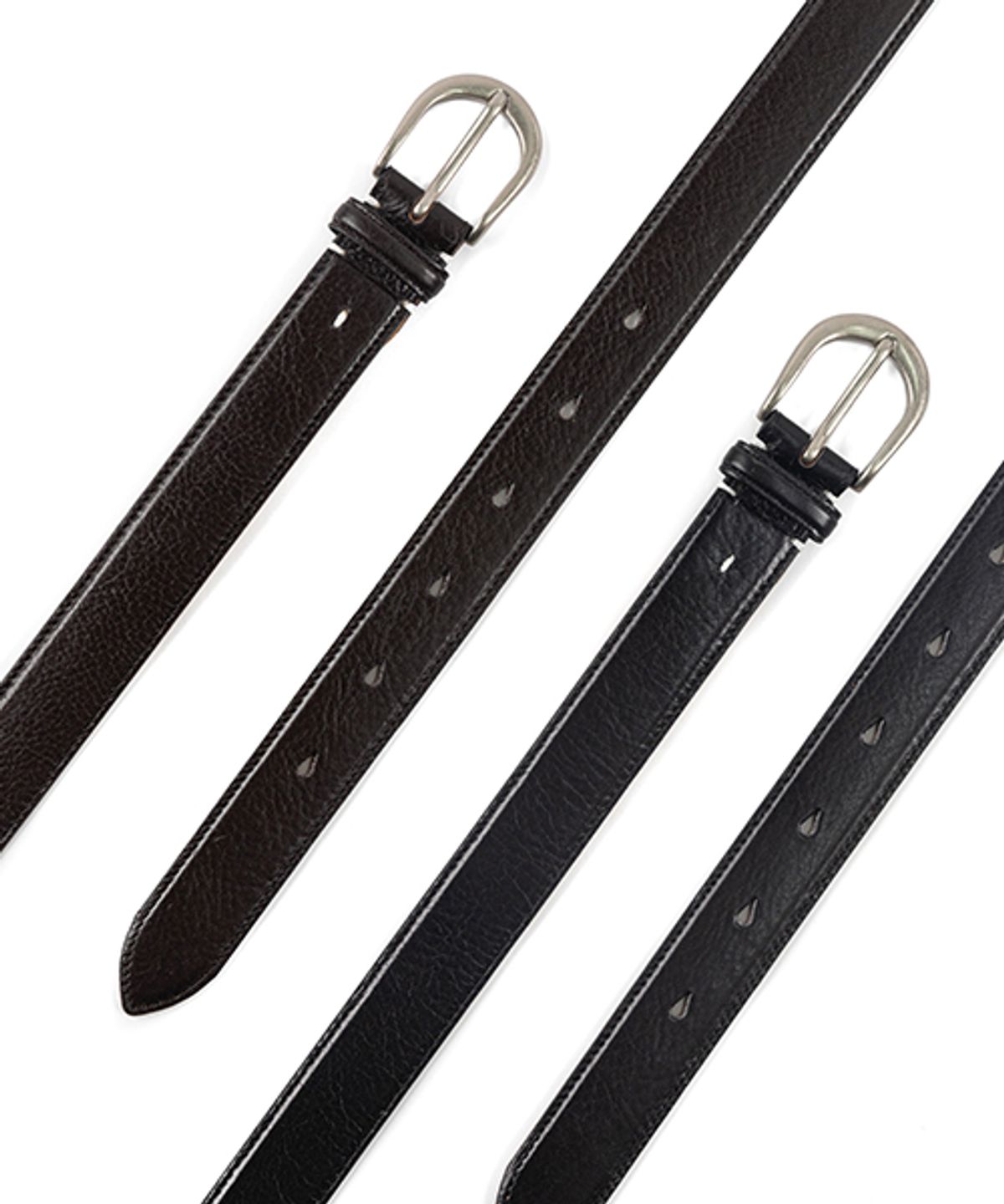 와일드 브릭스(WILD BRICKS) GR LEATHER DRESS BELT (black)