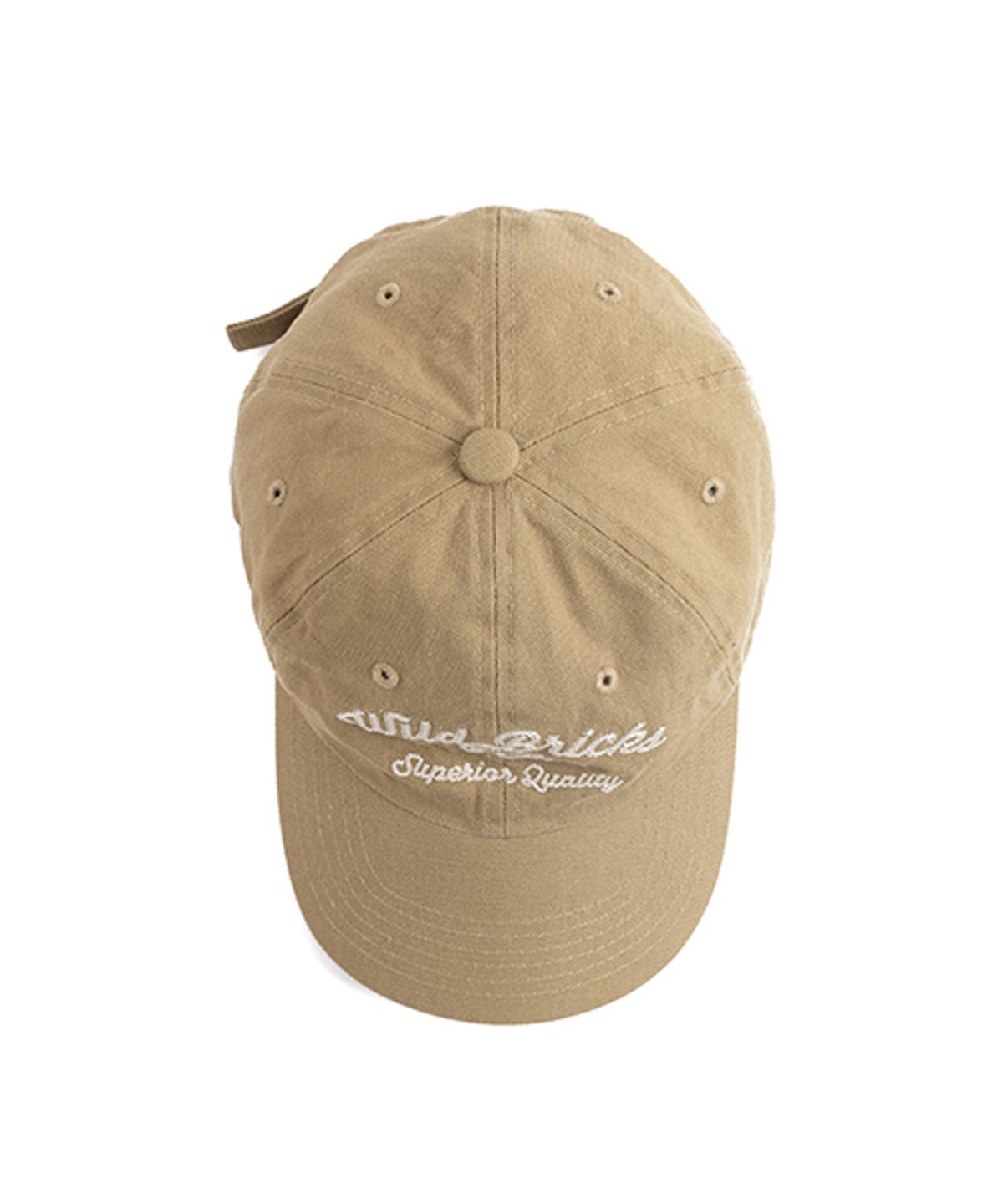 와일드 브릭스(WILD BRICKS) CT CHAIN STITCH LOGO CAP (beige)