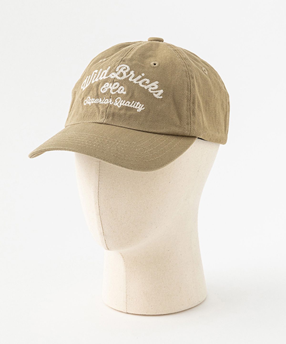 와일드 브릭스(WILD BRICKS) CT CHAIN STITCH LOGO CAP (beige)