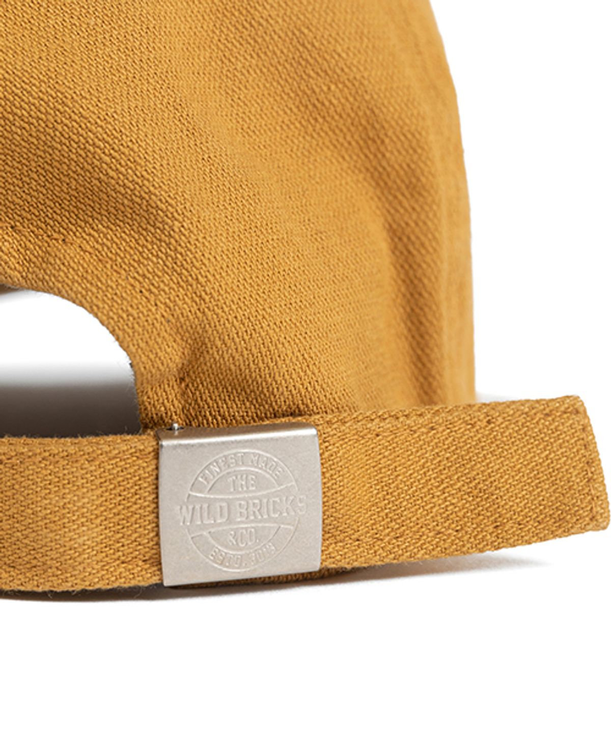 와일드 브릭스(WILD BRICKS) CT CHAIN STITCH LOGO CAP (mustard)