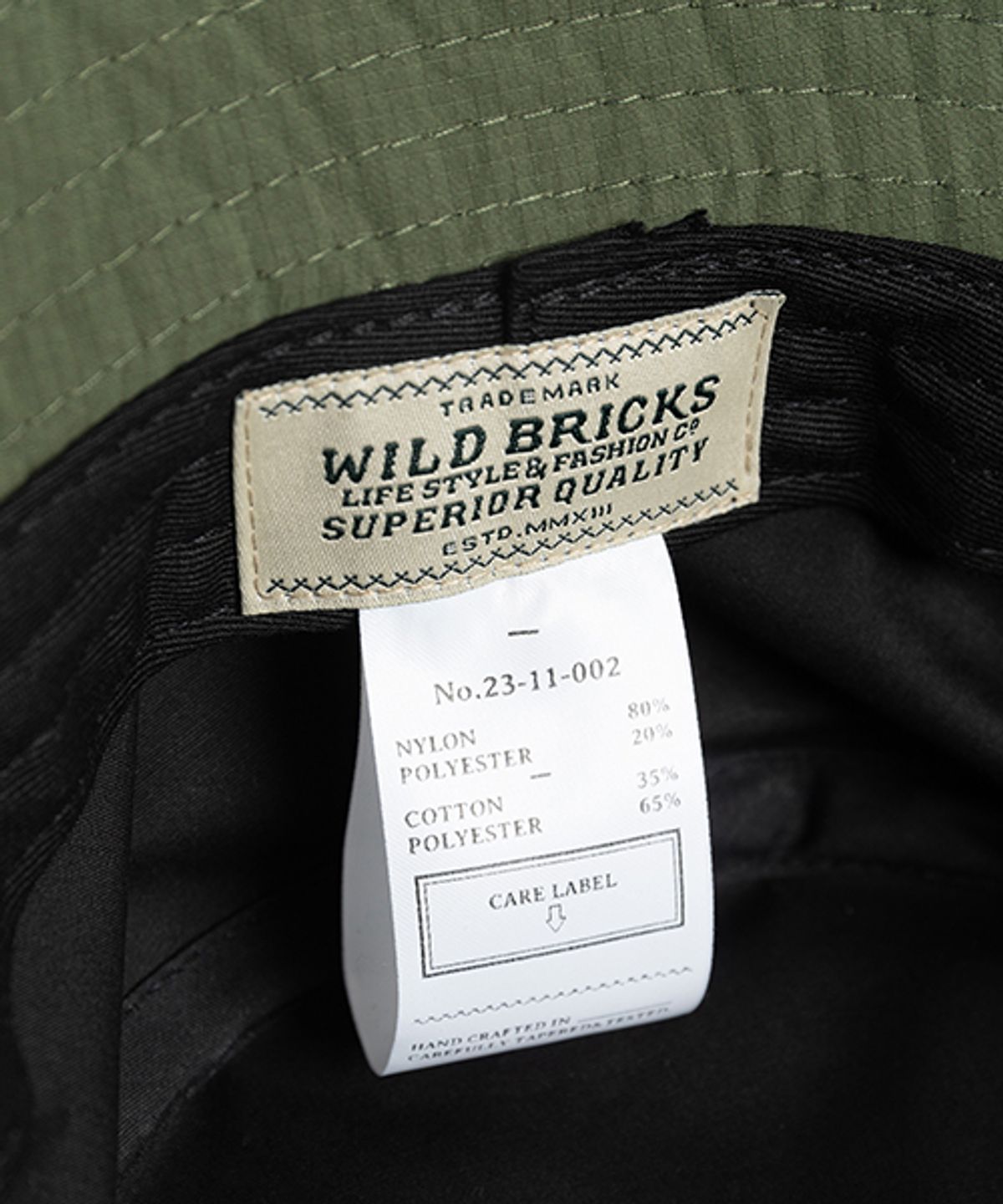 와일드 브릭스(WILD BRICKS) RS JUNGLE BUCKET HAT (olive green)