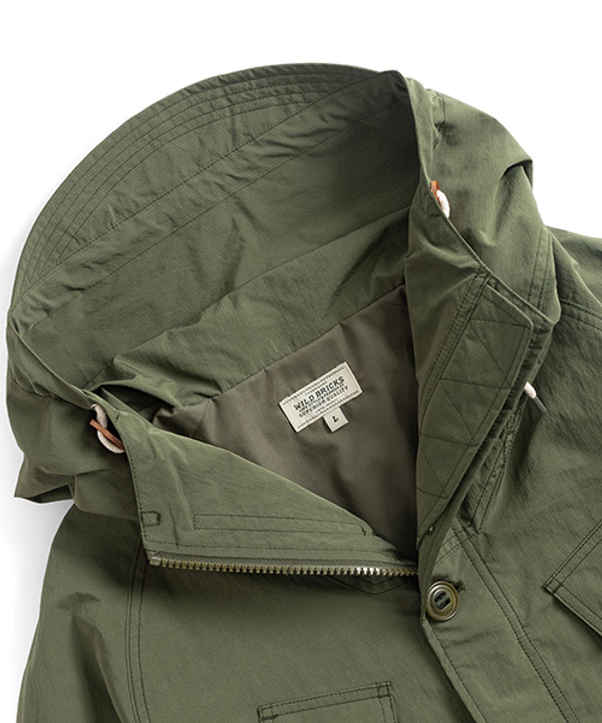 와일드 브릭스(WILD BRICKS) CMS MOUNTAIN PARKA (olive green)
